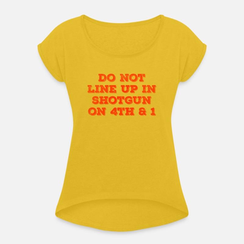 Do not line up in shotgun on 4th 1