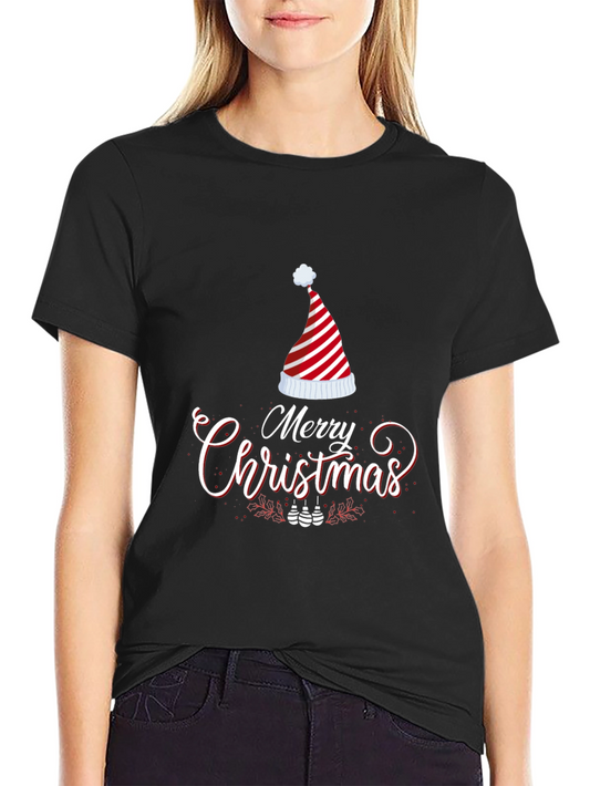 Merry Christmas Holiday Graphic Tee Shirt