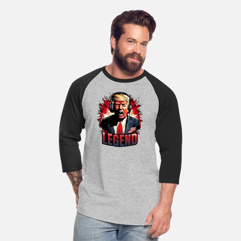 Donald Trump shirt shot Legend
