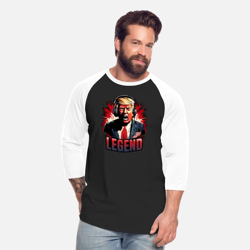 Donald Trump shirt shot Legend