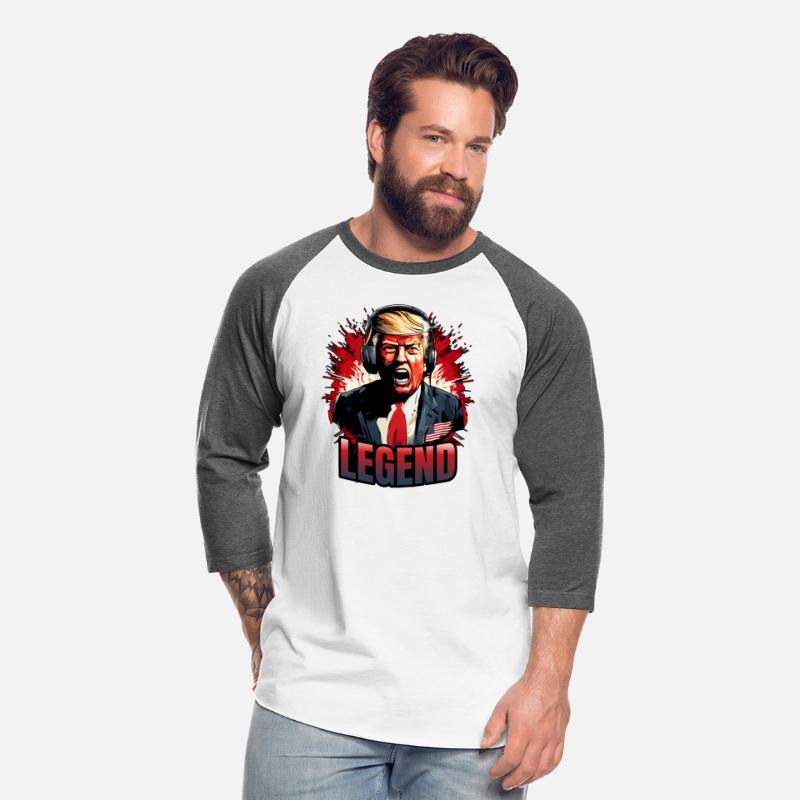 Donald Trump shirt shot Legend