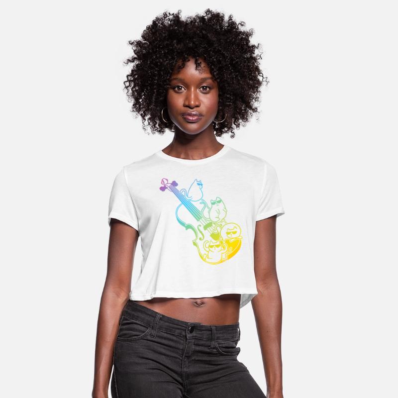 Double Bass Instrument With Cats - Double Bassist