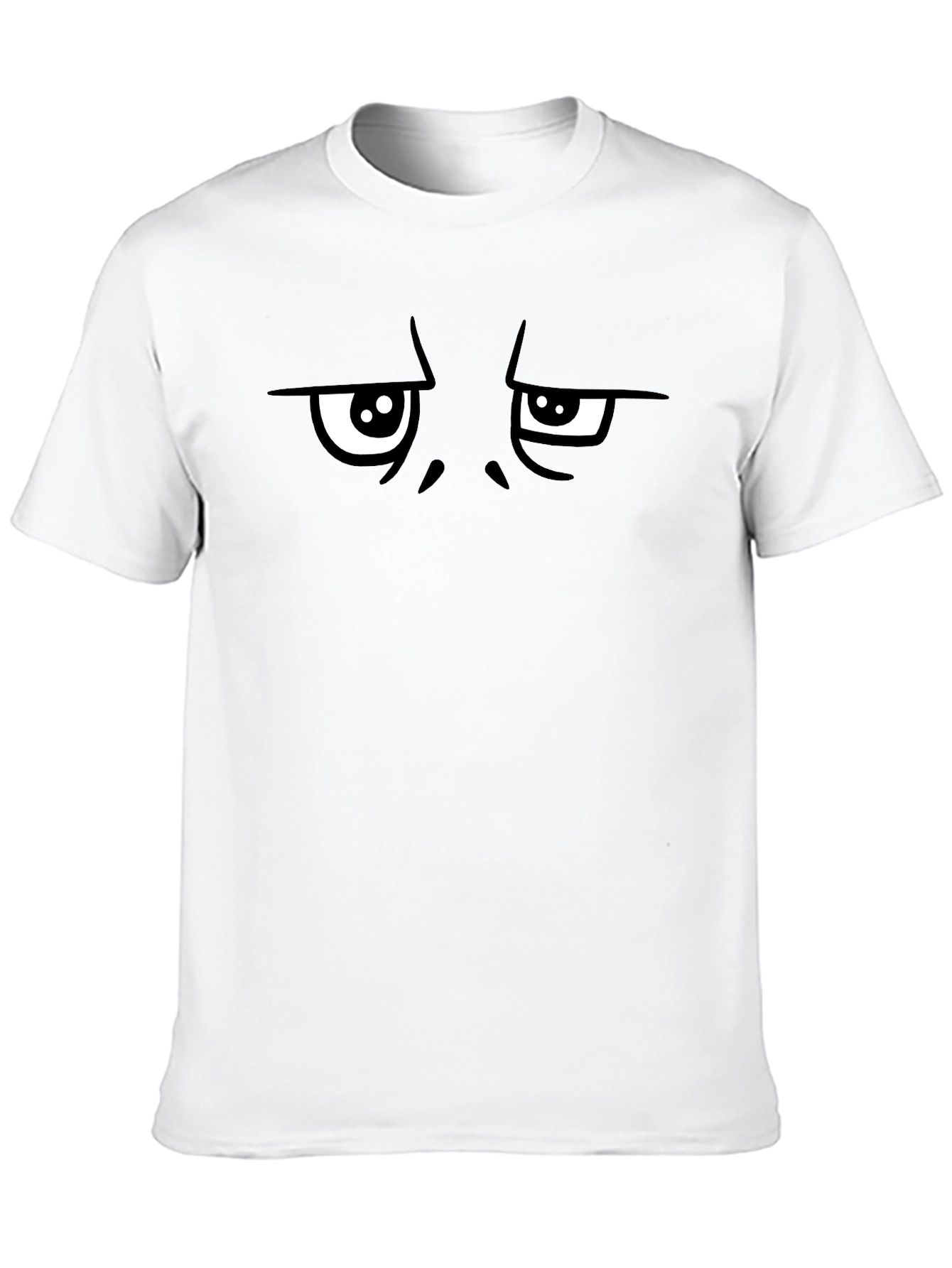 Grumpy Face Graphic Tee - Black Humor Shirt
