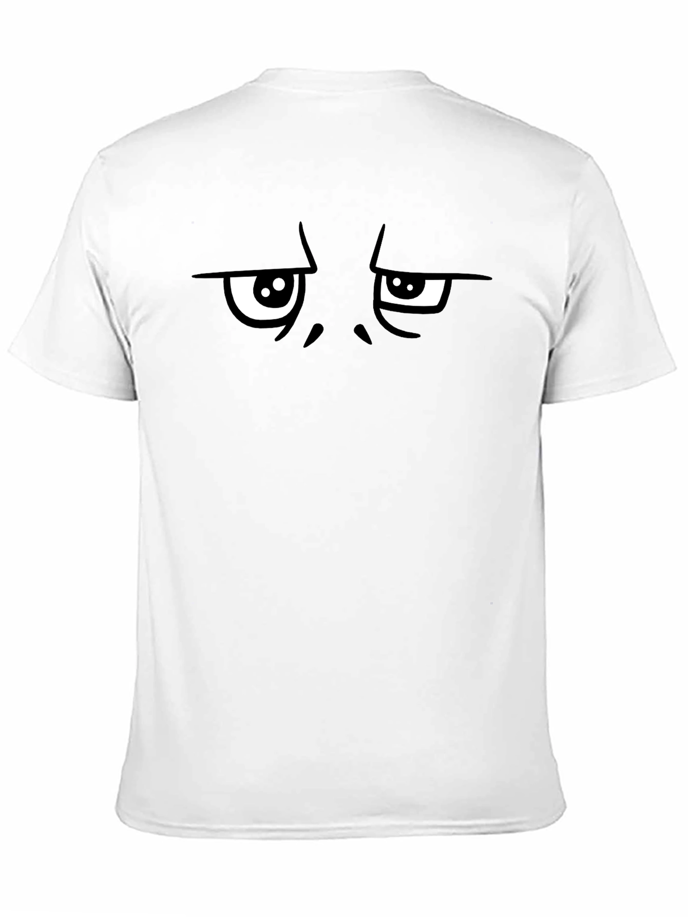 Grumpy Face Graphic Tee - Black Humor Shirt