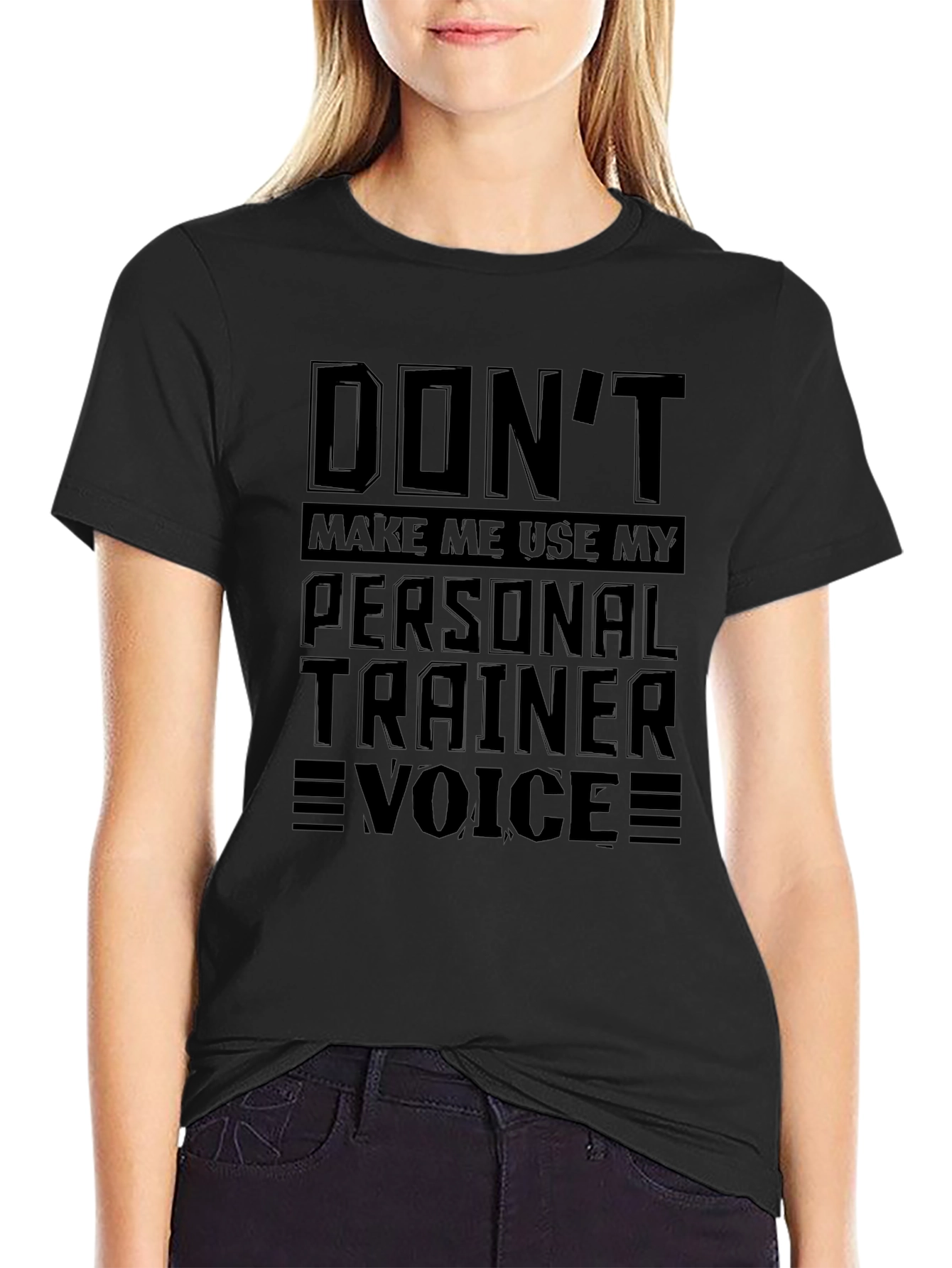 Personal Trainer Voice T-Shirt Funny Workout Tee
