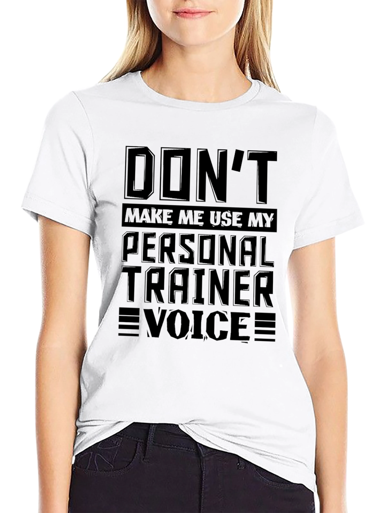 Personal Trainer Voice T-Shirt Funny Workout Tee