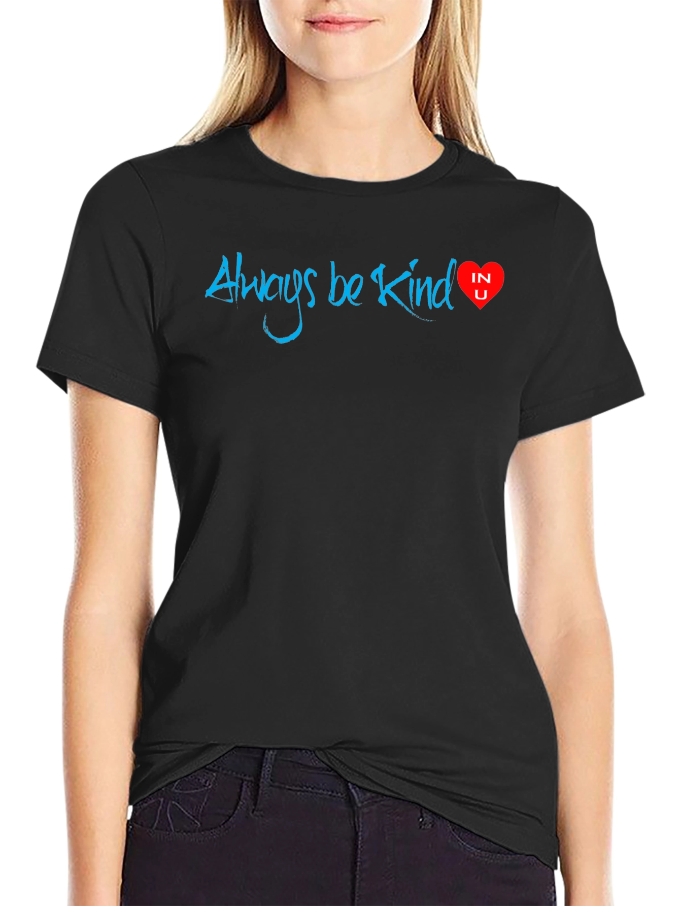 Always Be Kind T-Shirt - Positive Message Heart Design