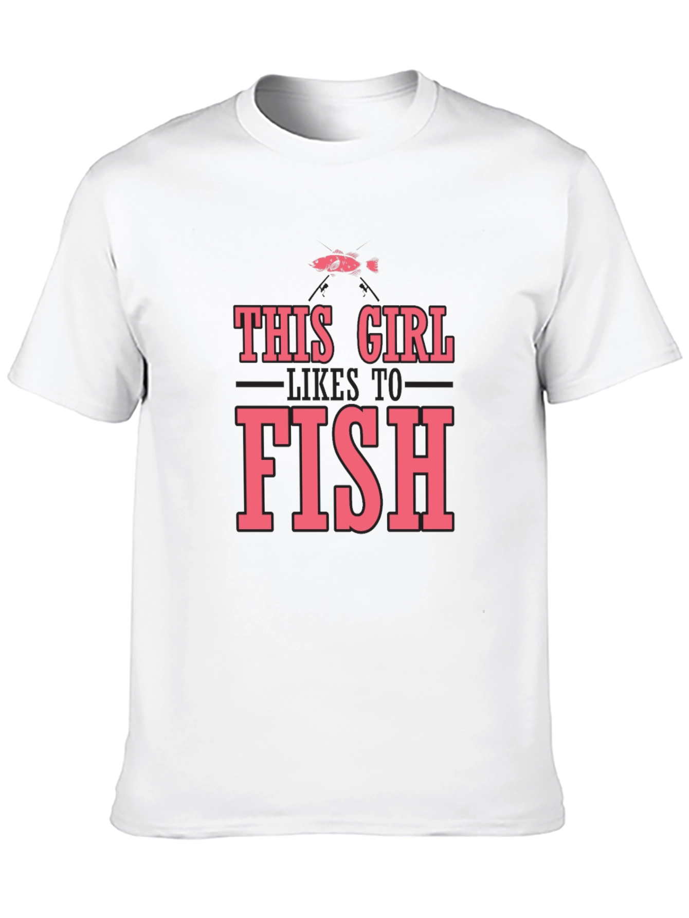 This Girl Likes To Fish T-Shirt - Fishing Apparel