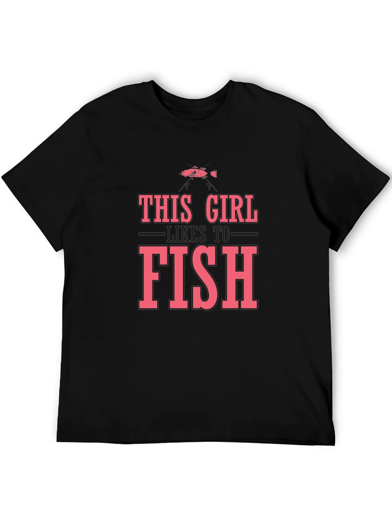 This Girl Likes To Fish T-Shirt - Fishing Apparel