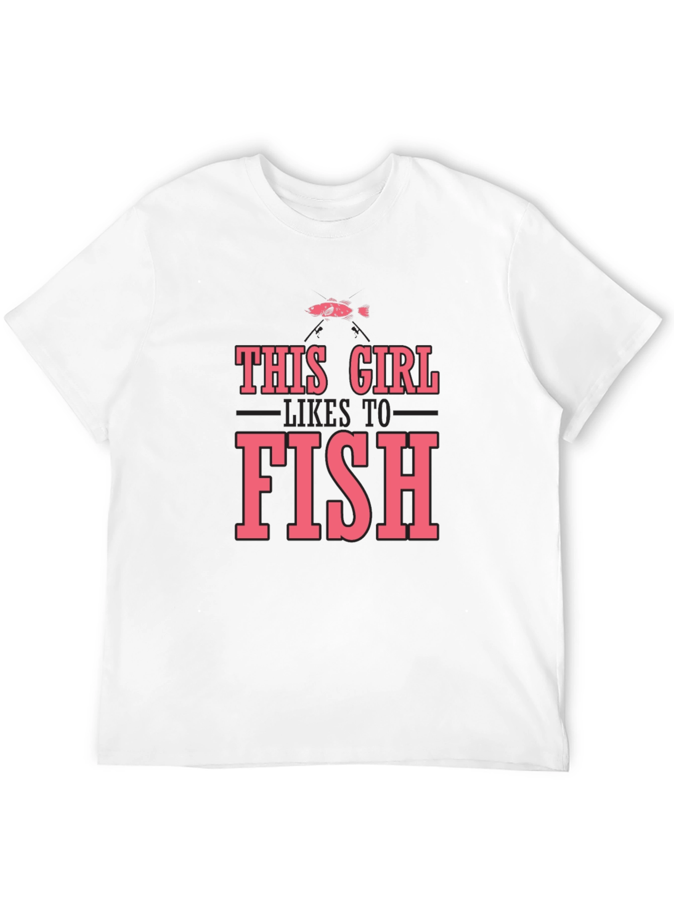 This Girl Likes To Fish T-Shirt - Fishing Apparel