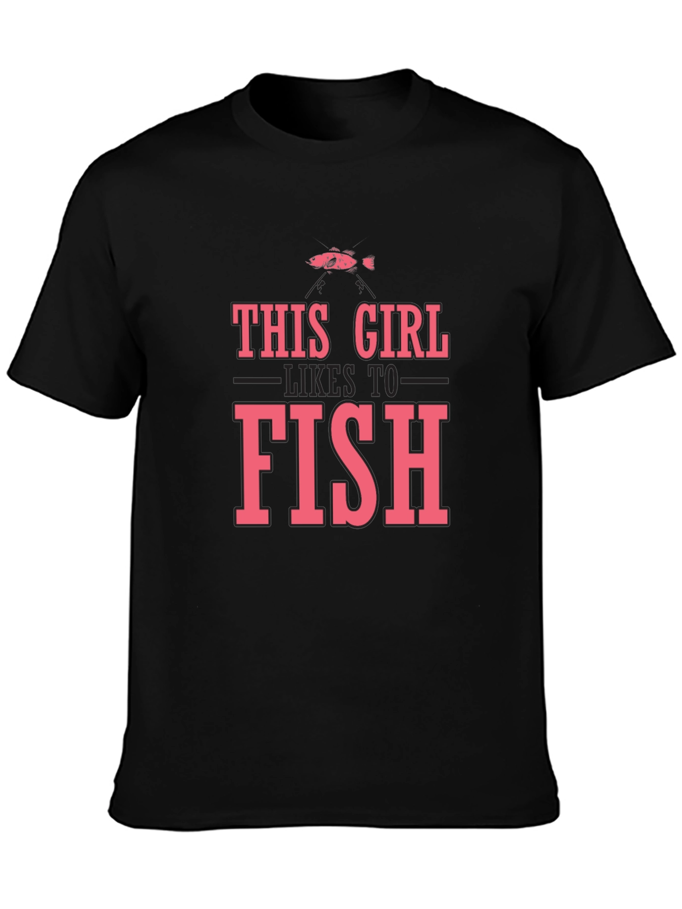 This Girl Likes To Fish T-Shirt - Fishing Apparel