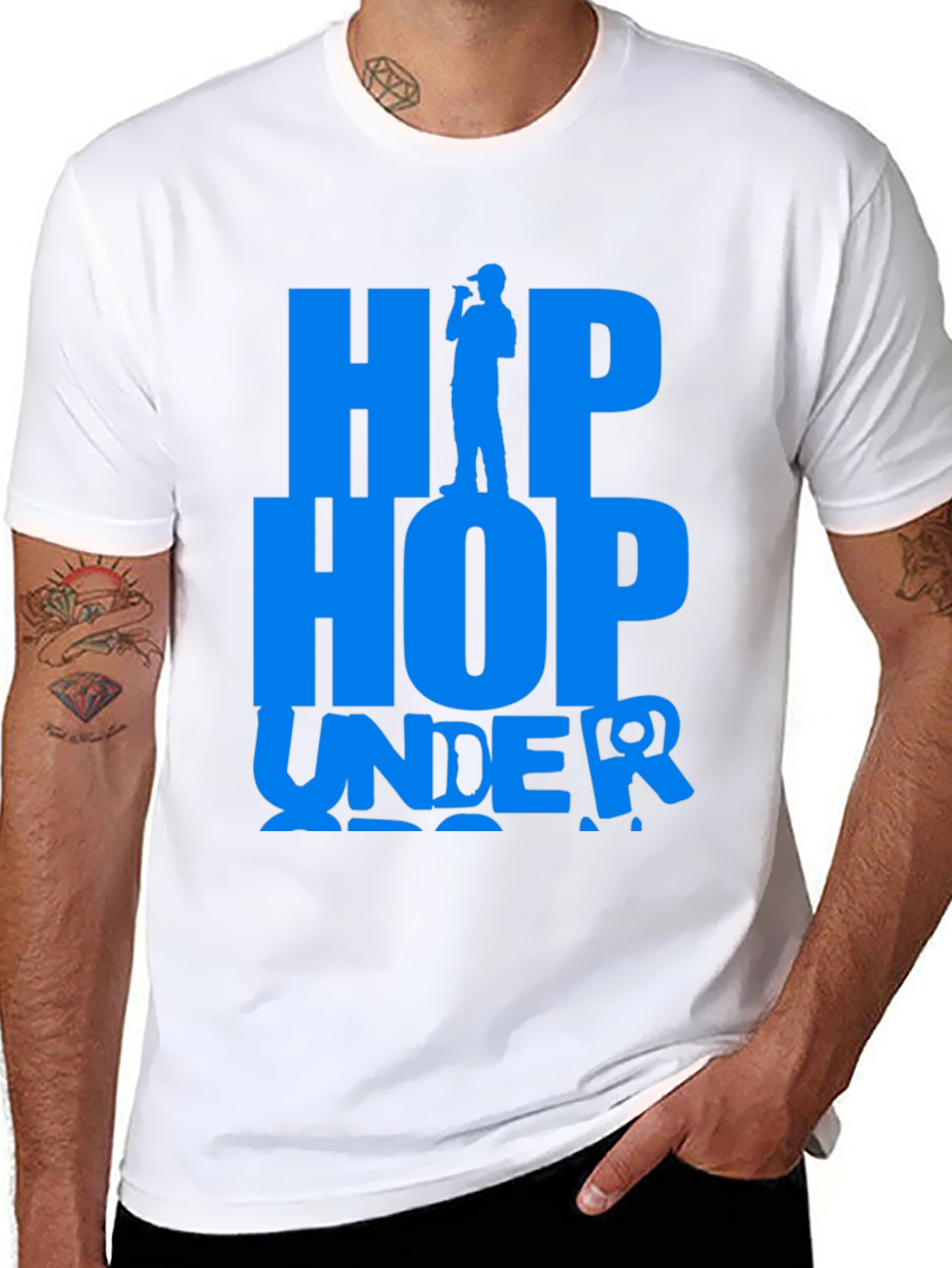 Hip Hop Underground Graphic Tee - Cool Casual Style