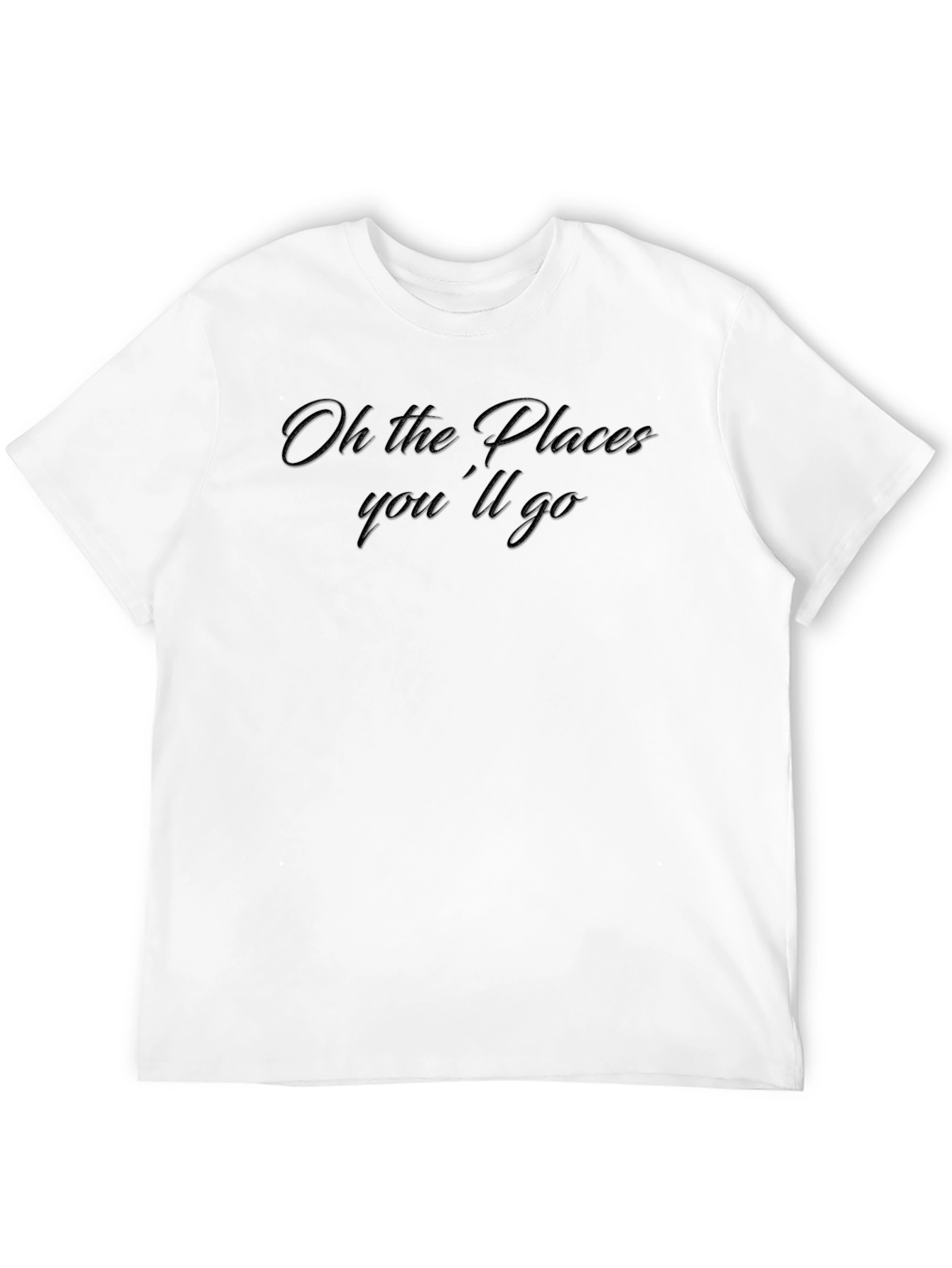 Oh the Places Youll Go Black T-Shirt