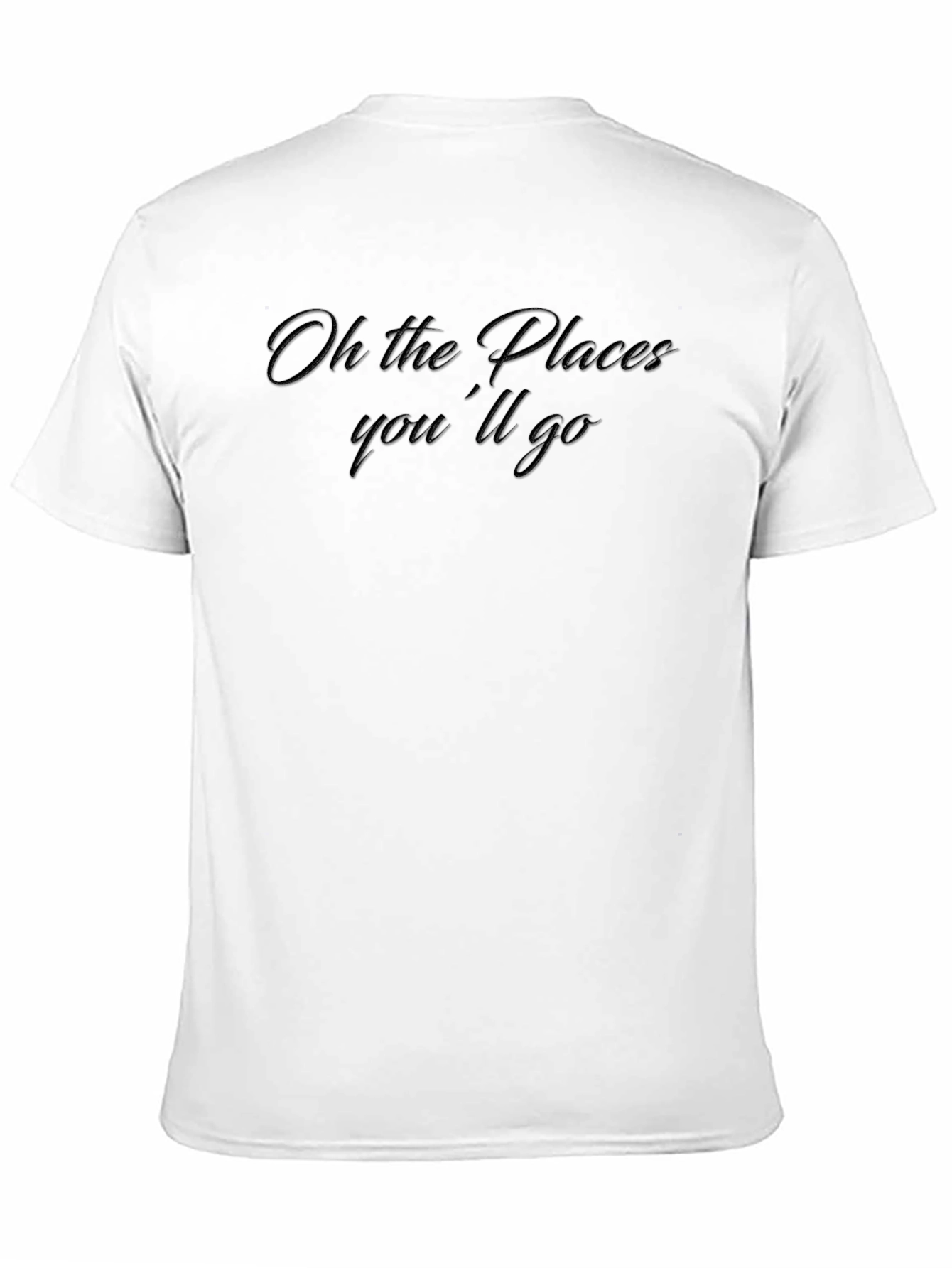 Oh the Places Youll Go Black T-Shirt