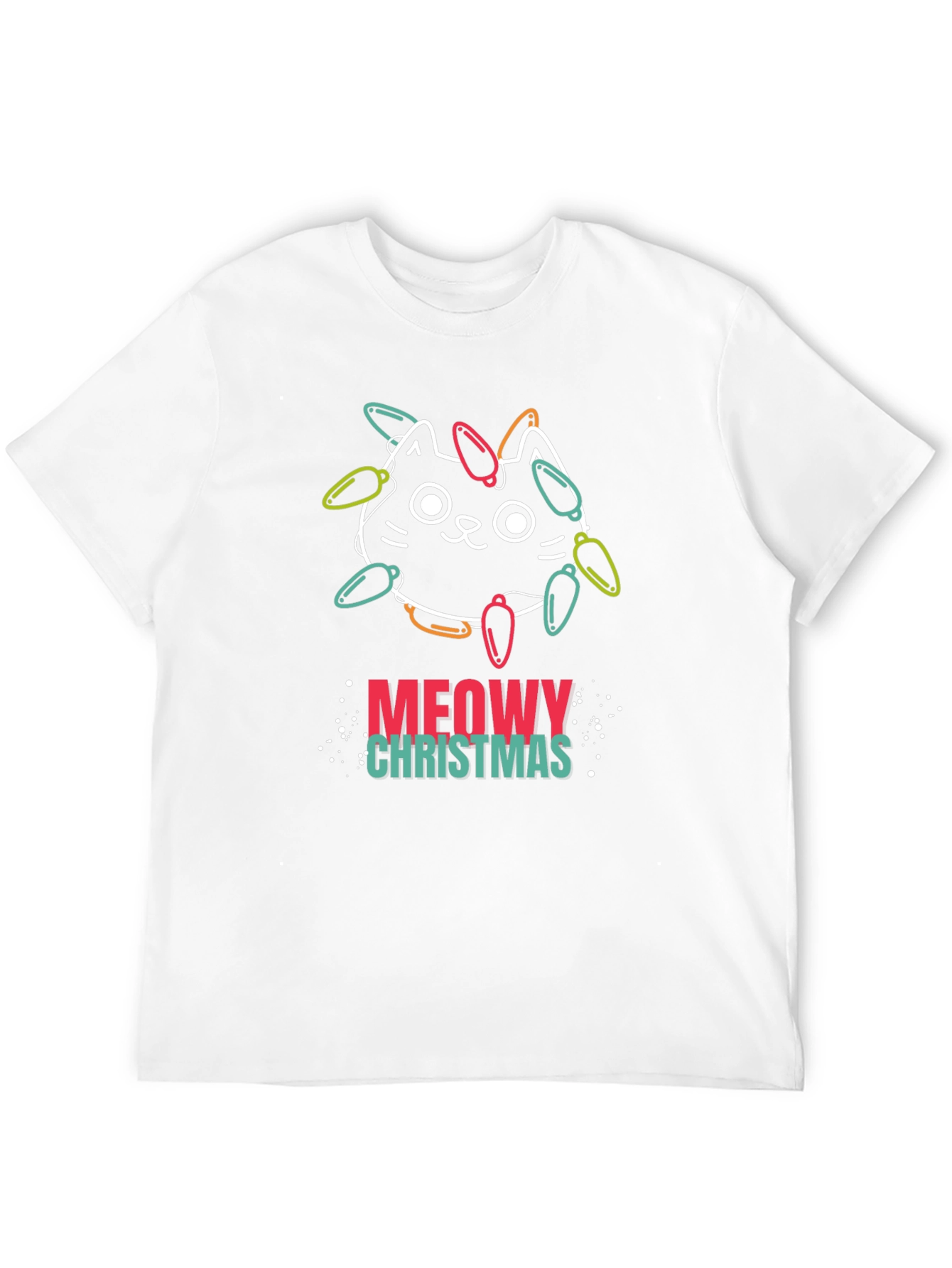 Meowy Christmas Cat T-Shirt