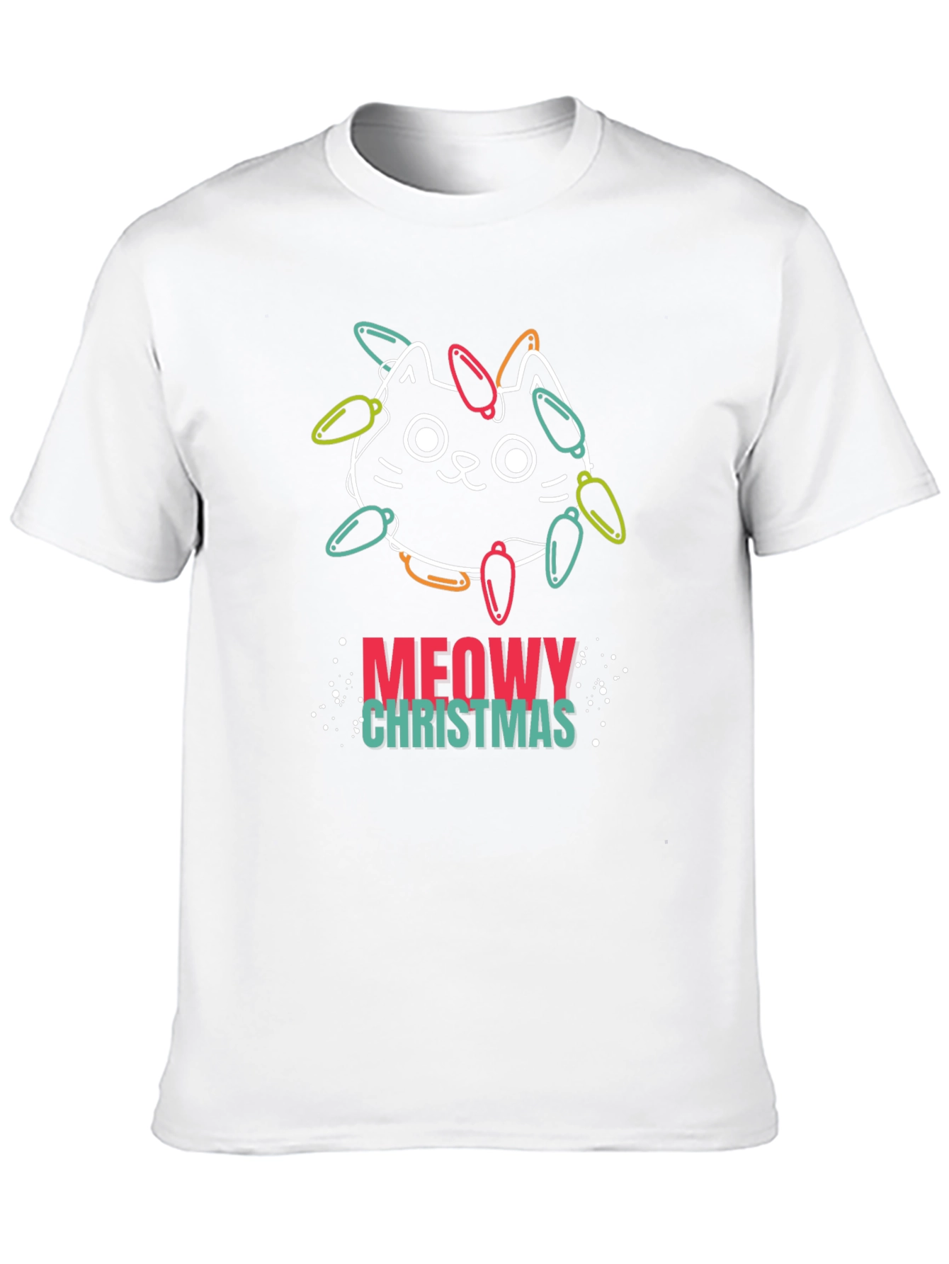 Meowy Christmas Cat T-Shirt