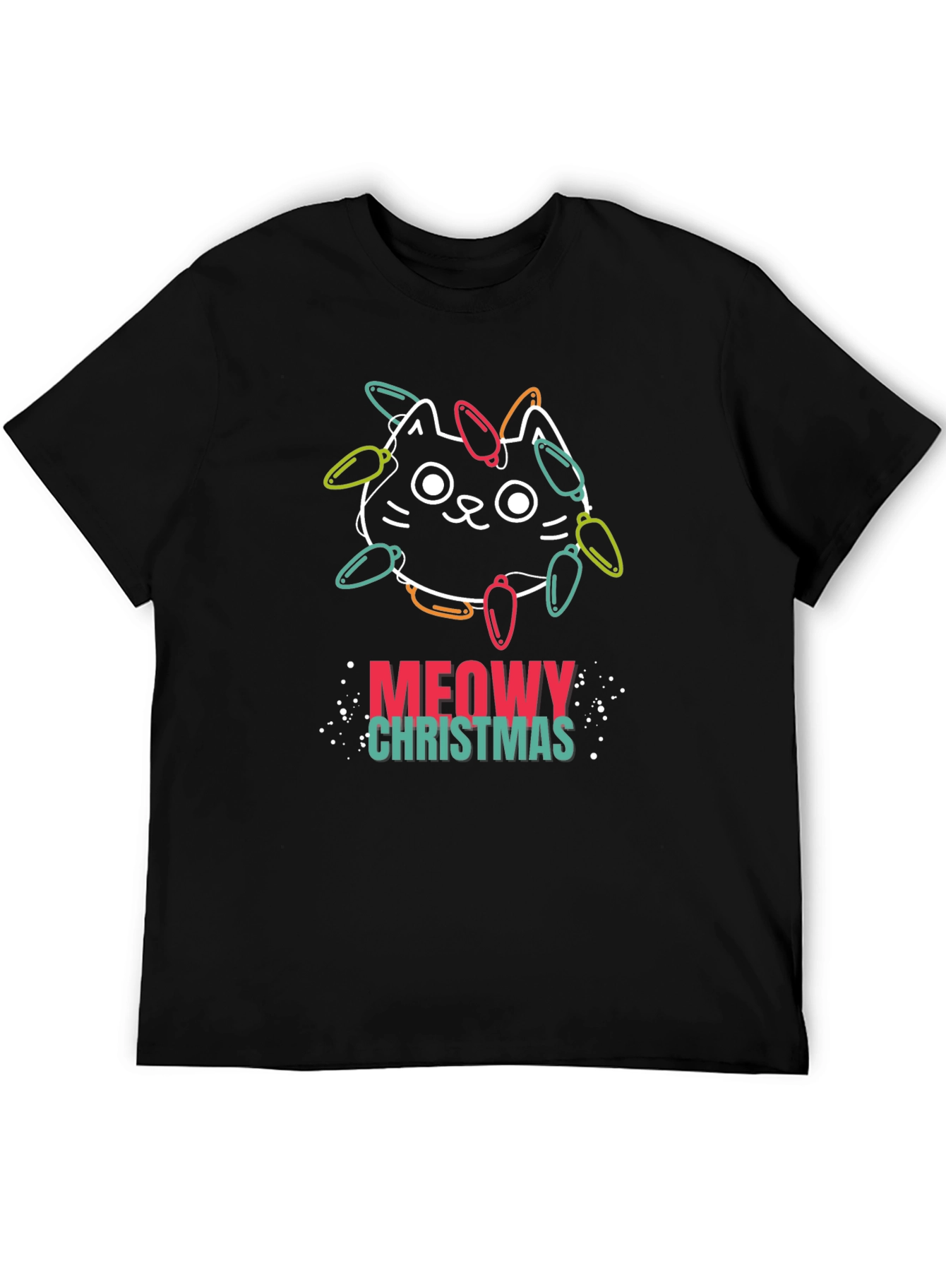 Meowy Christmas Cat T-Shirt