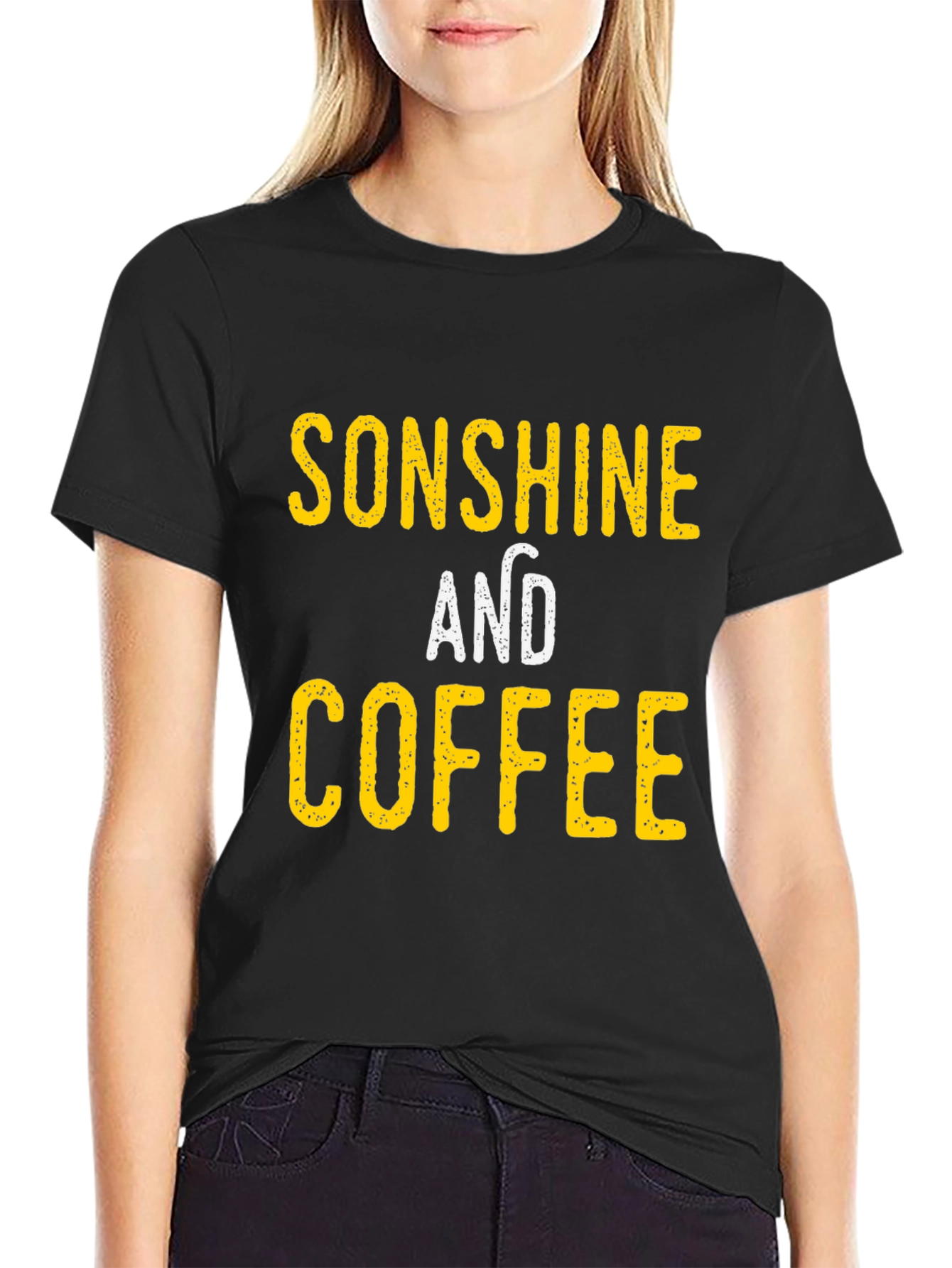 Sunshine and Coffee Graphic Tee