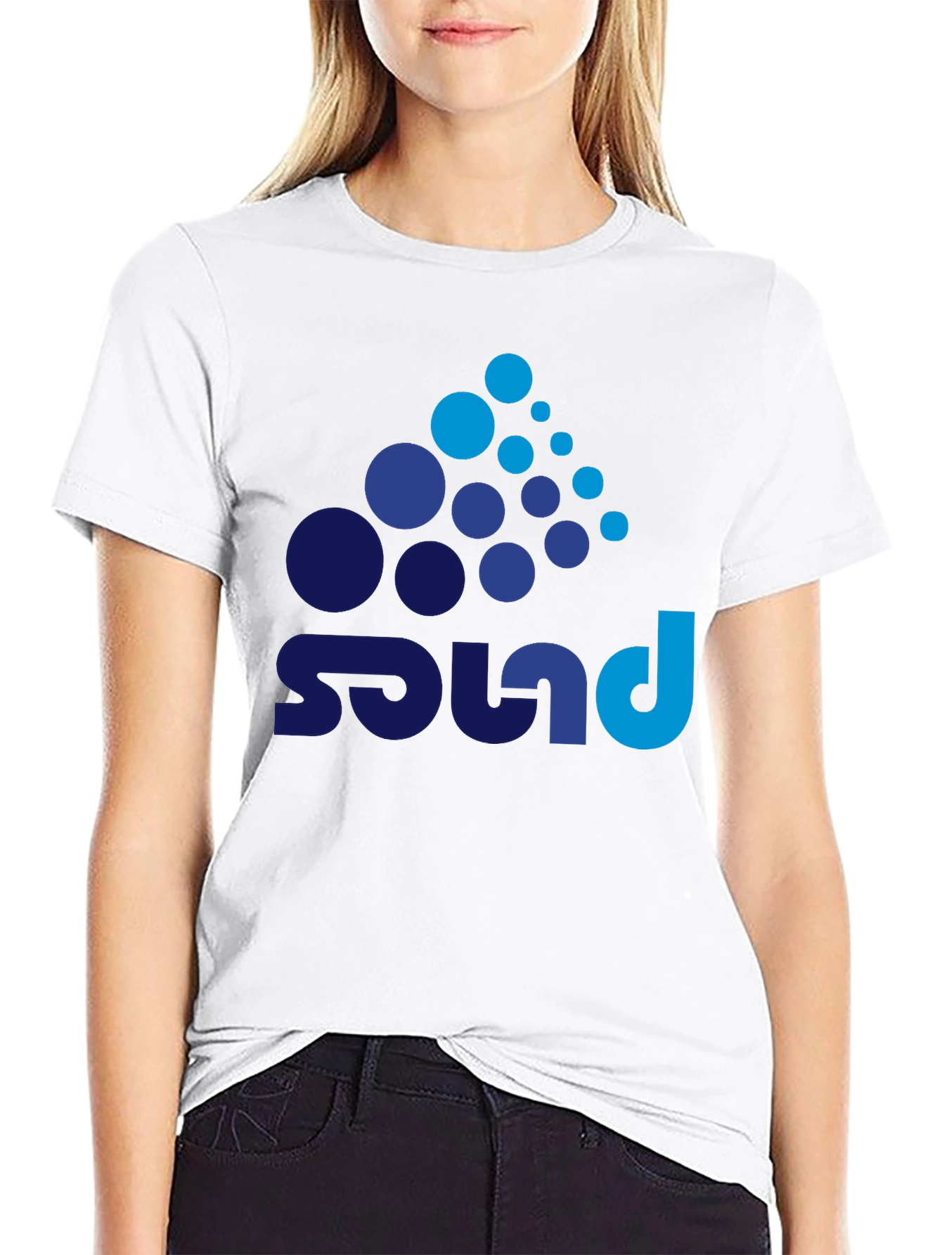 Sound Graphic Print Mens Black T-Shirt