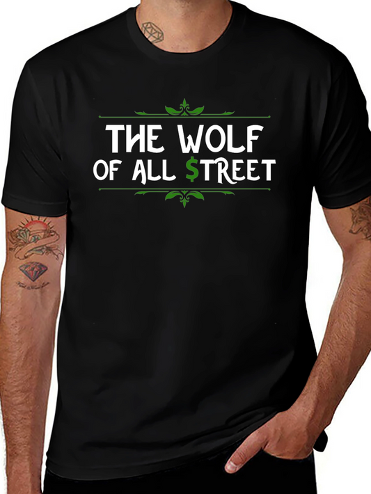The Wolf of All Street T-Shirt - Black