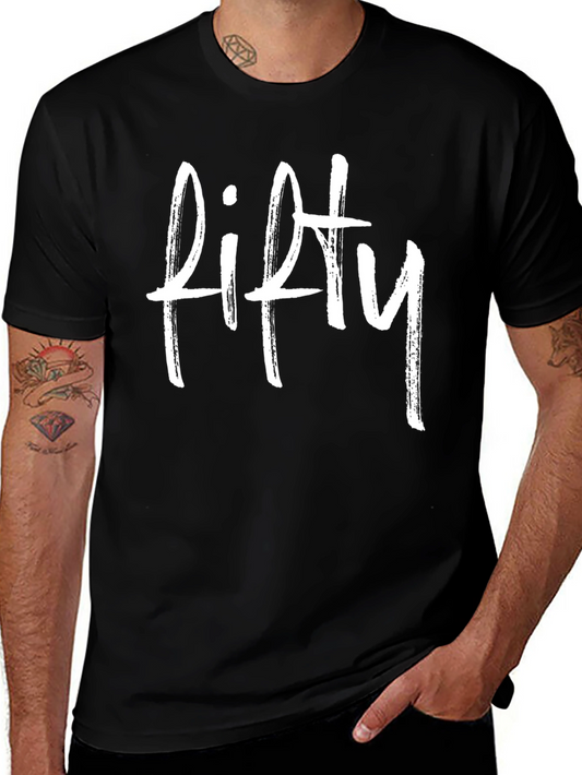 Fifty Graphic Tee - Birthday Shirt