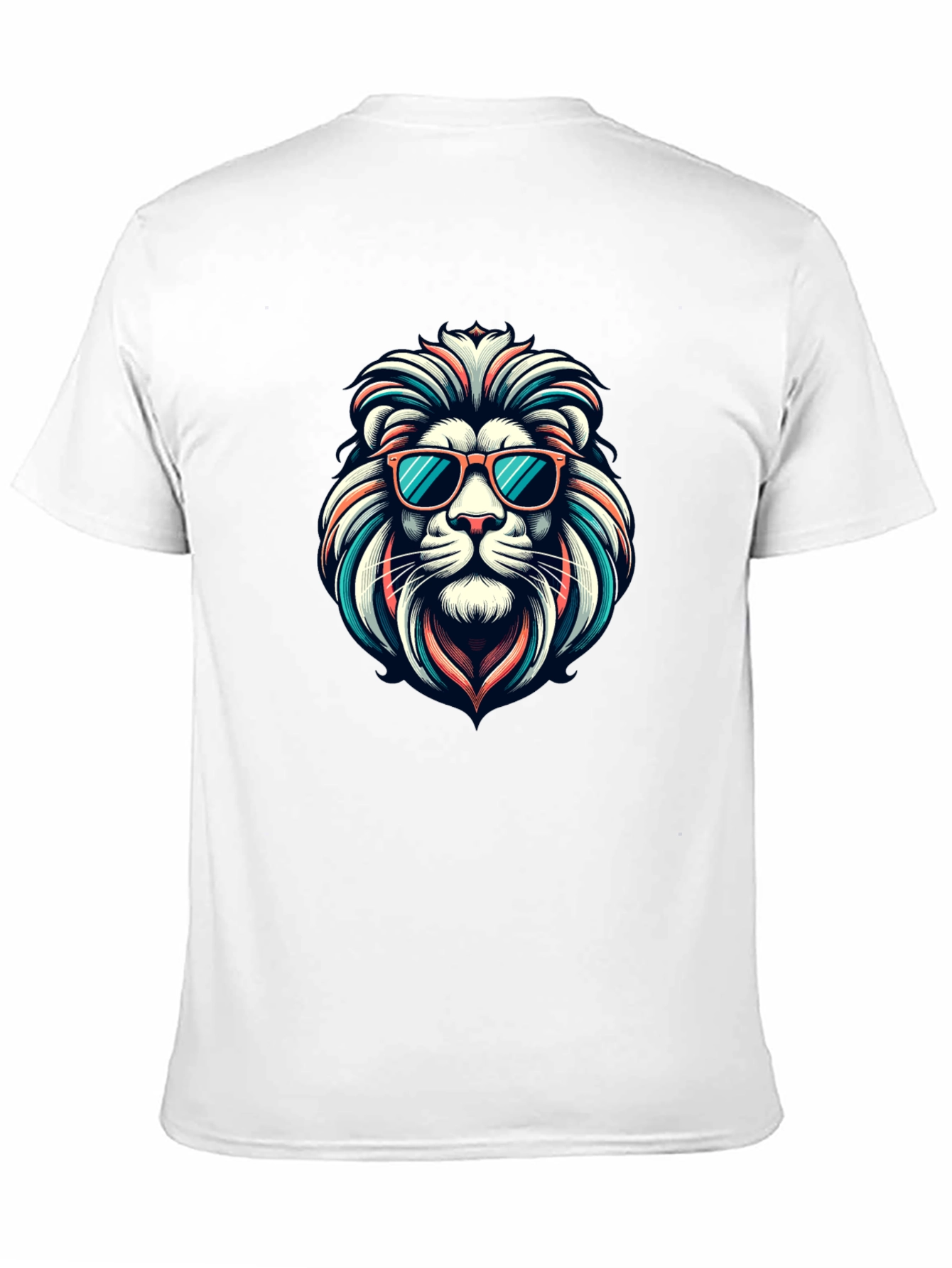 Cool Lion Graphic Tee - Black T-Shirt