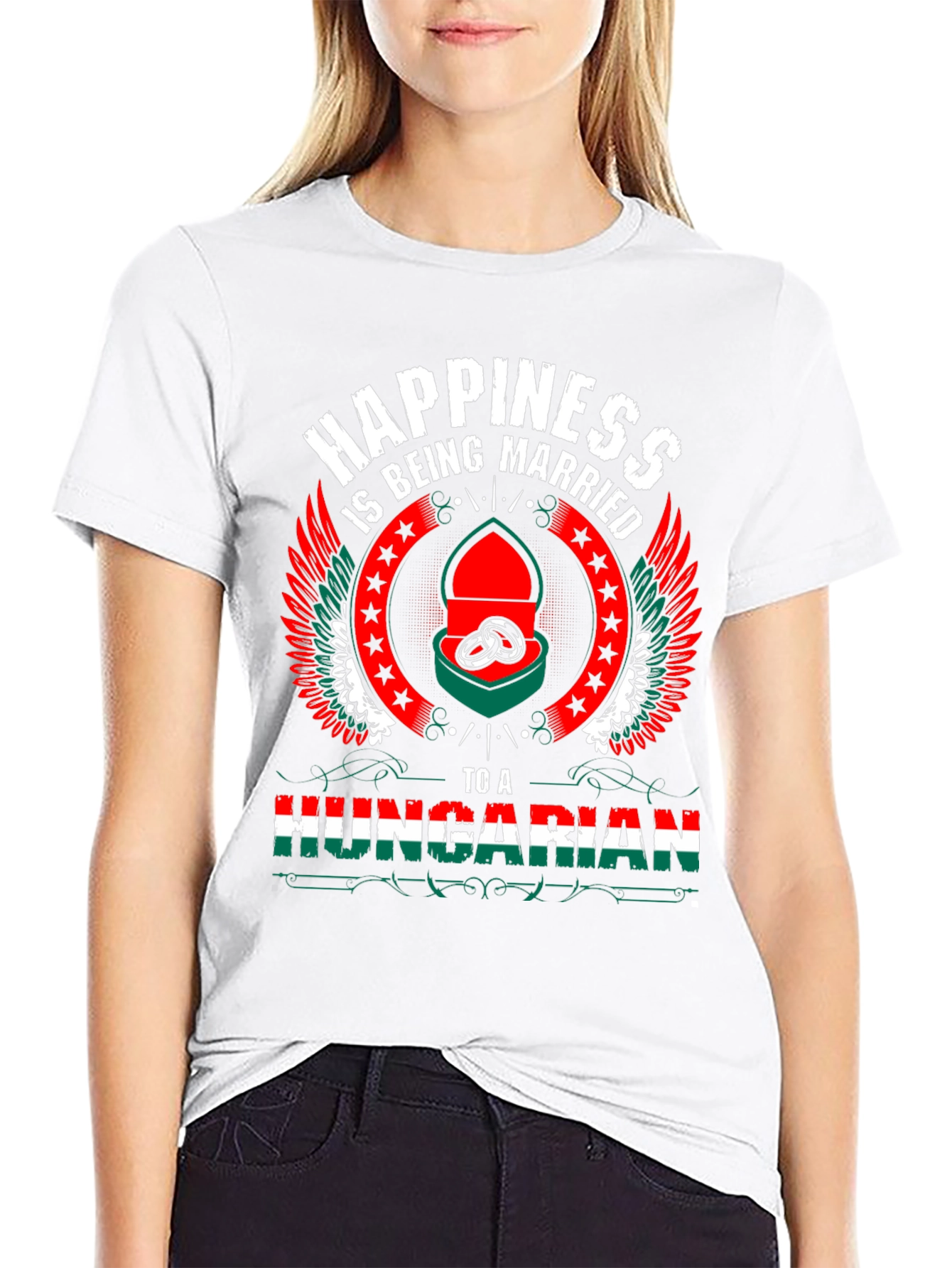 Hungarian Pride T-Shirt - Happiness is Being Married