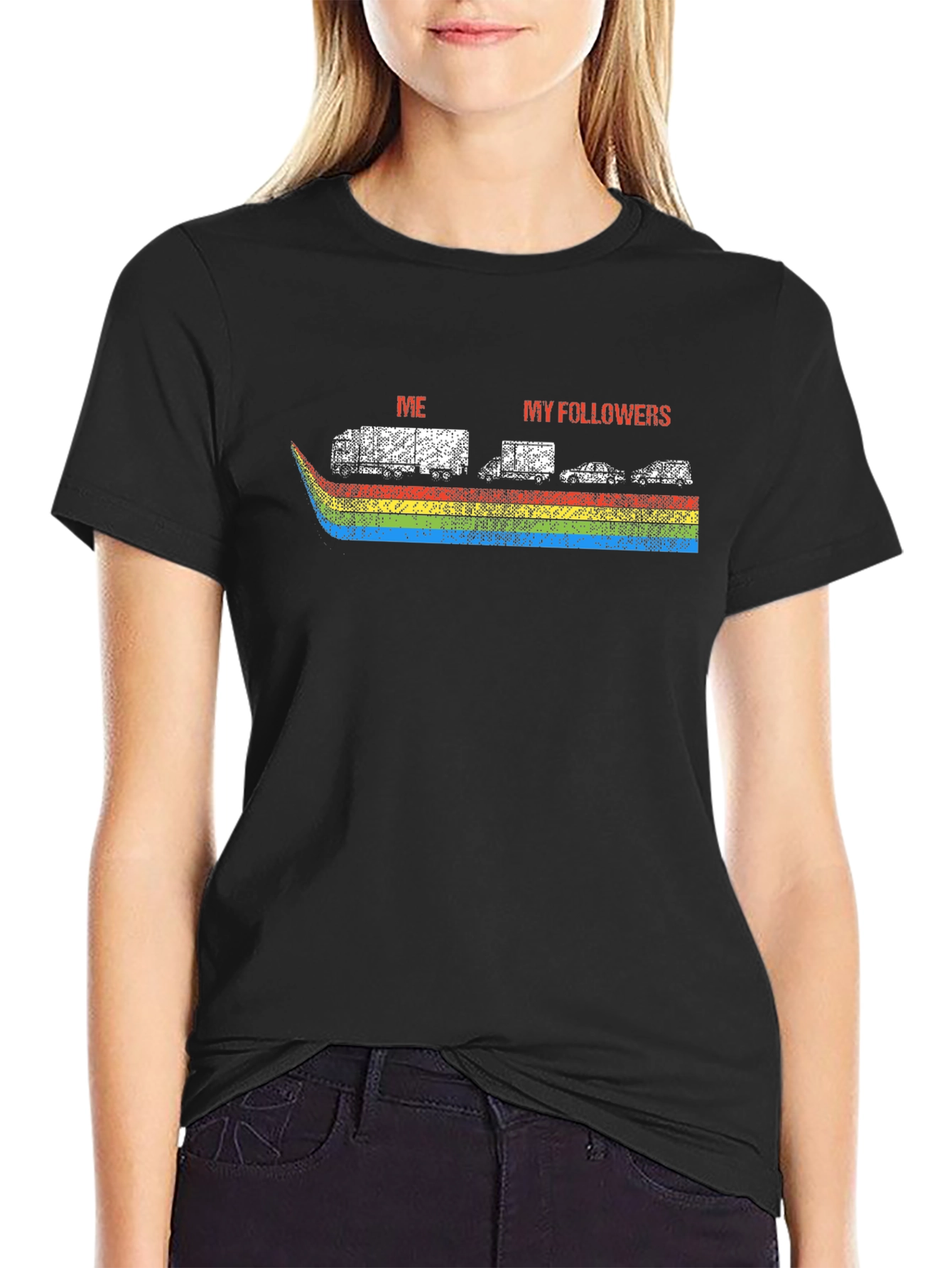 Me and My Followers Rainbow T-Shirt