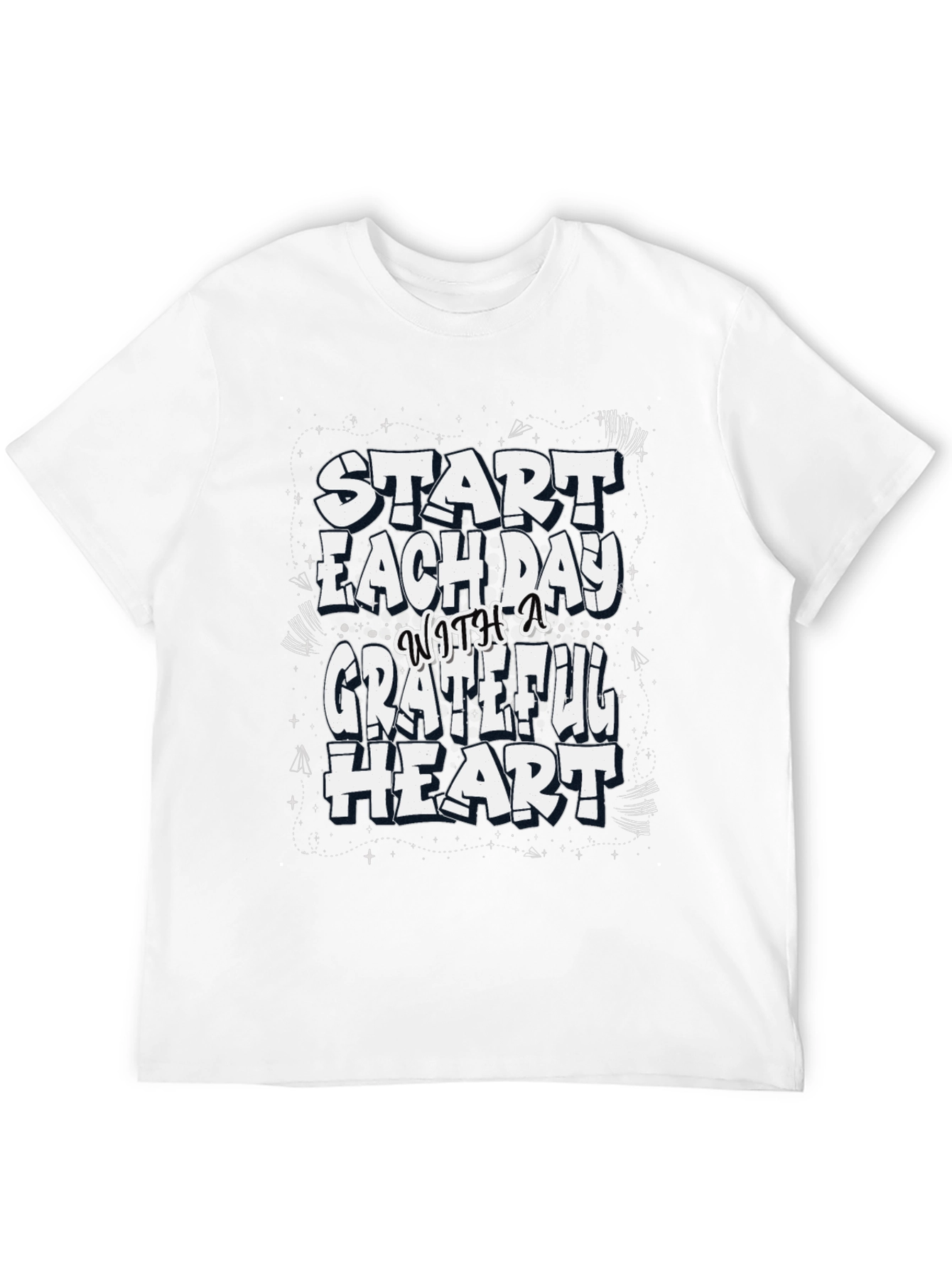 Grateful Heart Graphic Tee - Stylish Comfort
