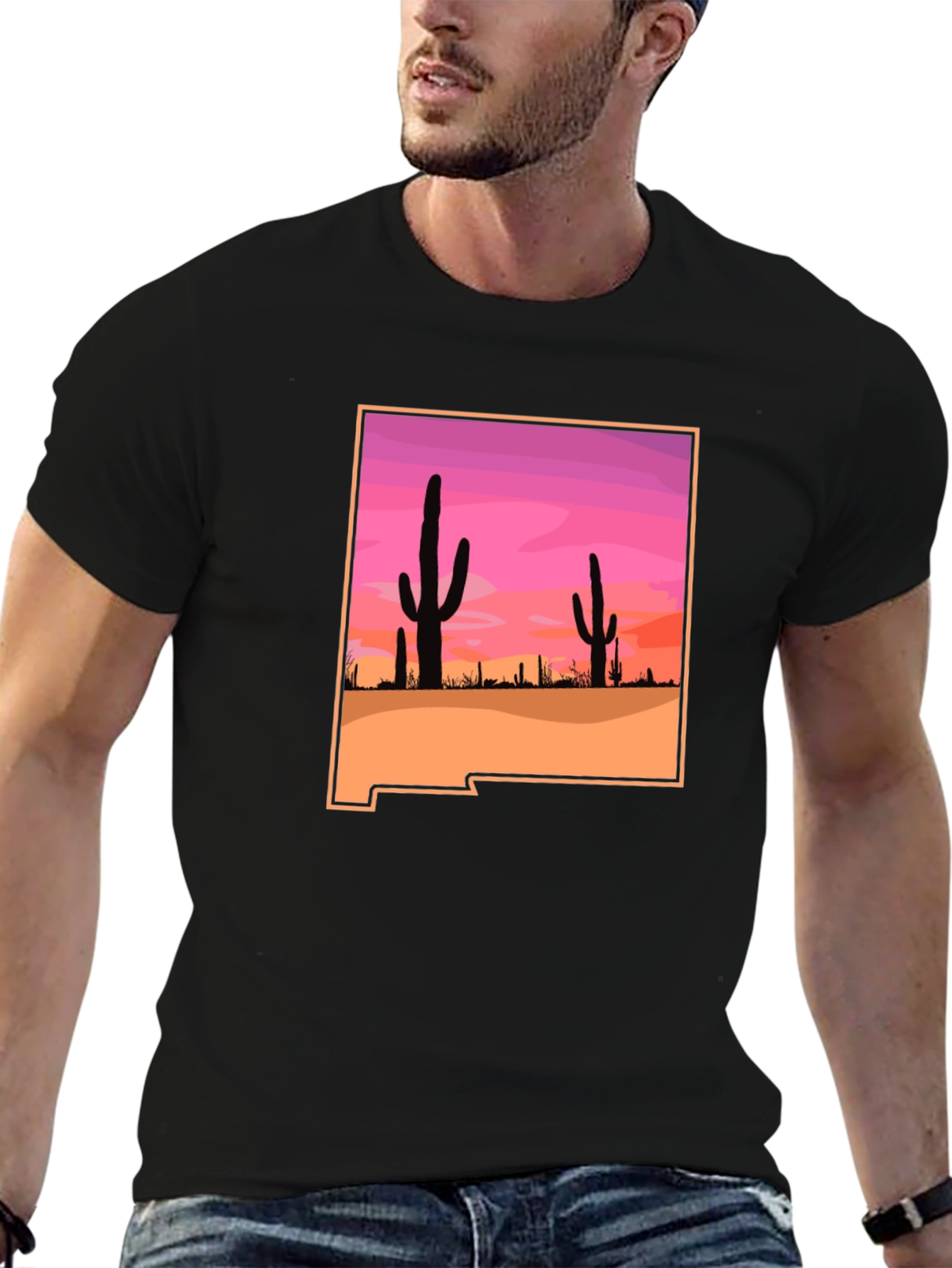 Desert Sunset Graphic T-Shirt