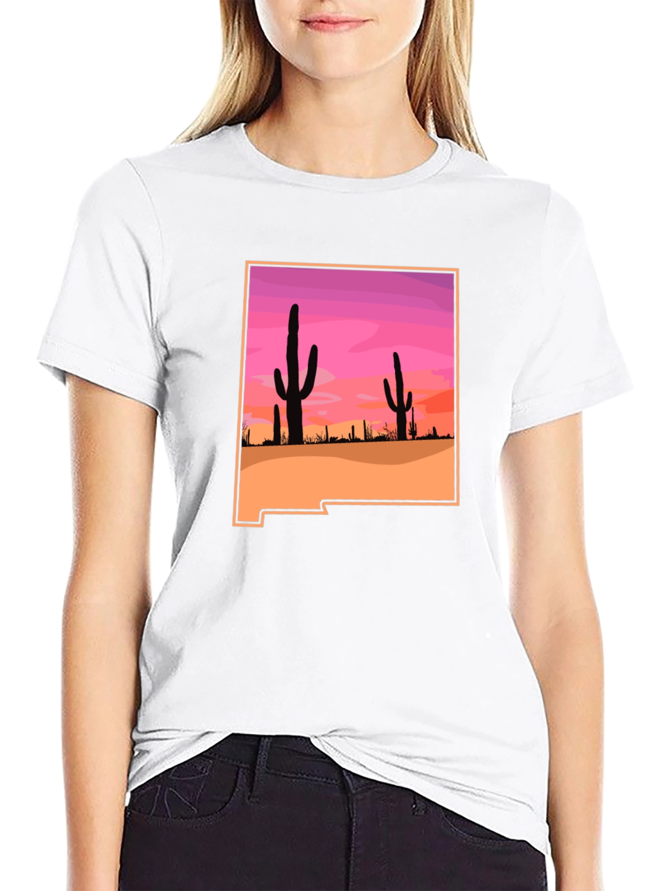 Desert Sunset Graphic T-Shirt