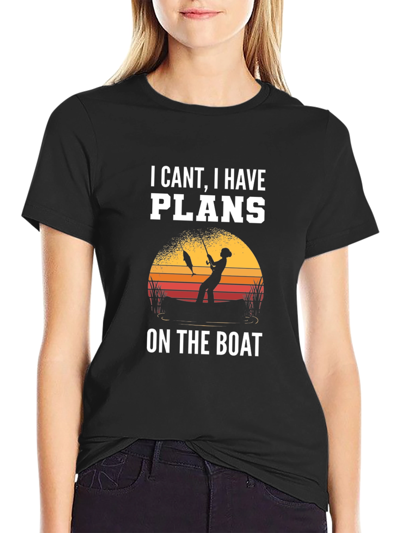 I Cant I Have Plans On The Boat T-Shirt