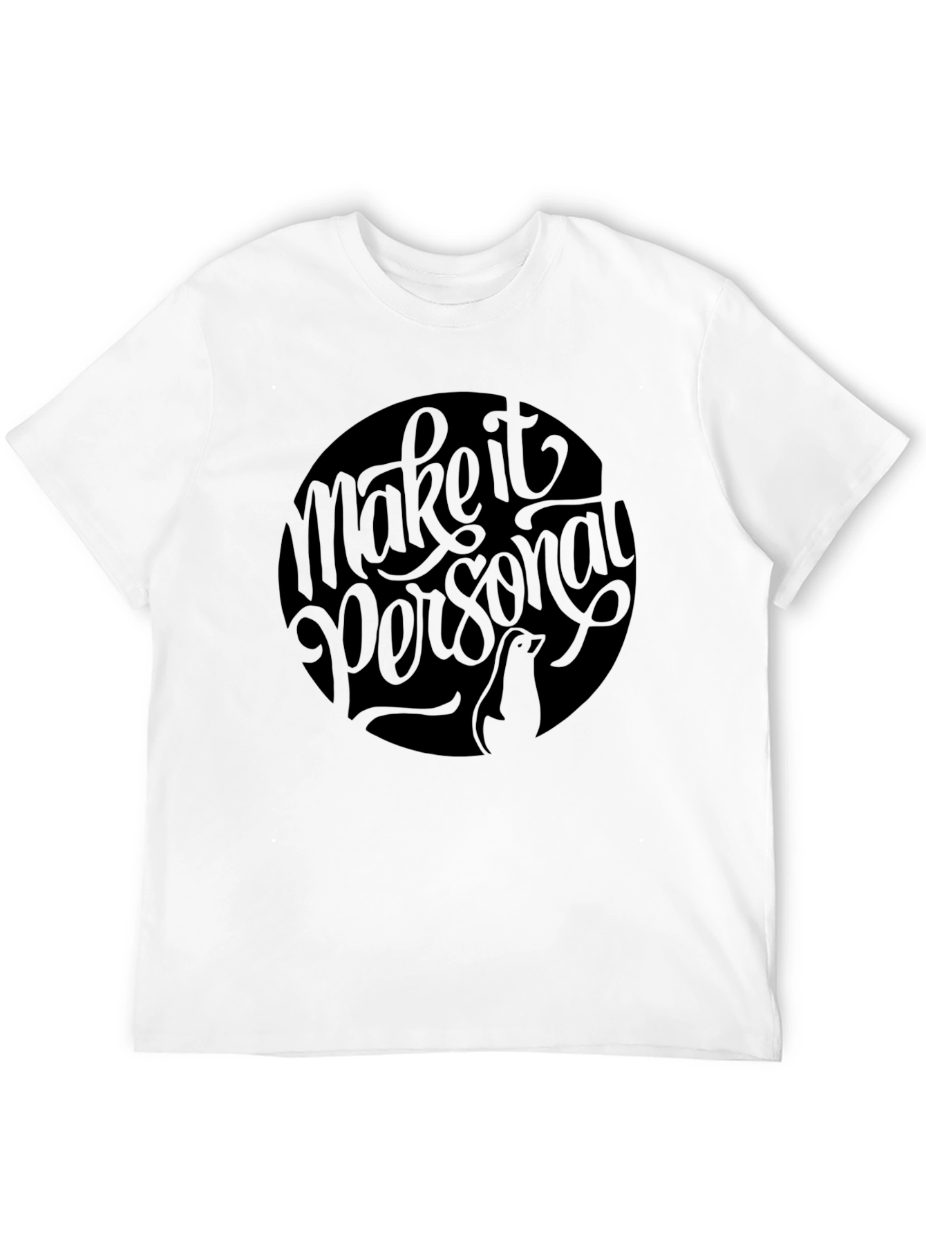 Make it Personal Black Graphic Tee