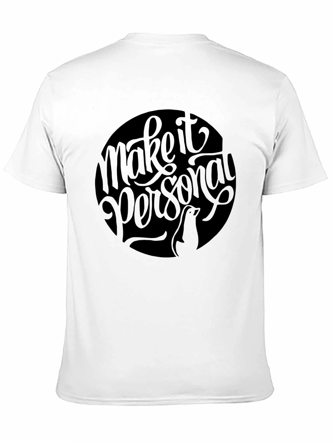 Make it Personal Black Graphic Tee