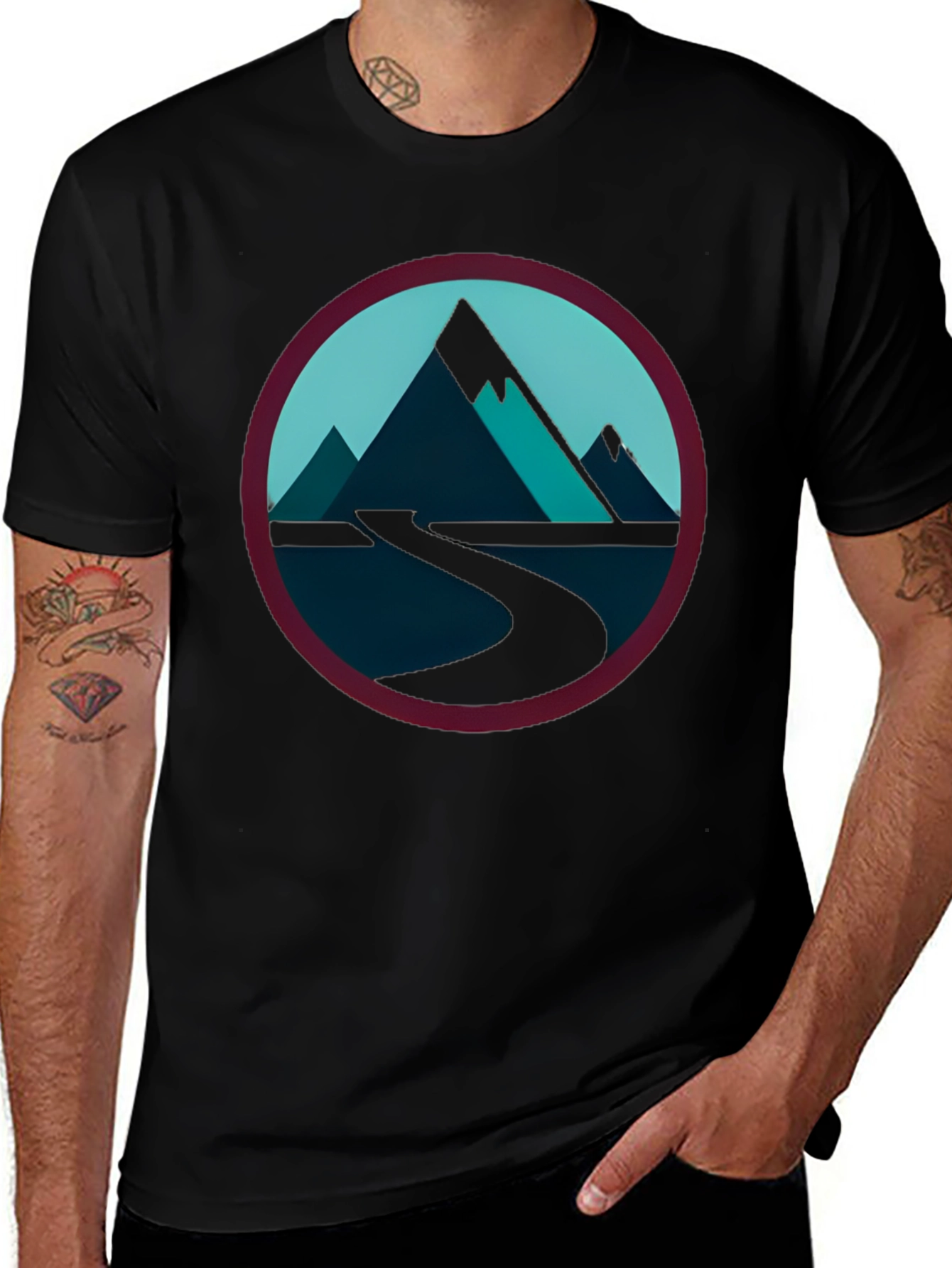 Mountain Road Graphic Tee - Adventure Style