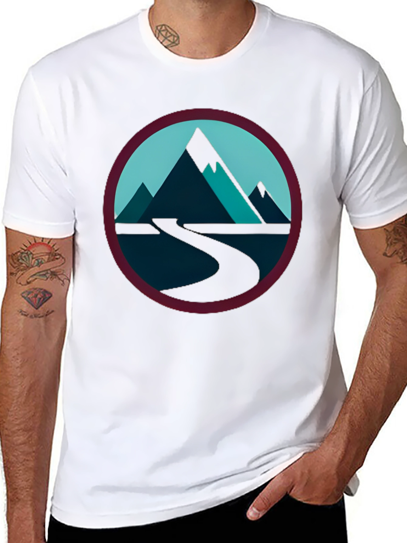 Mountain Road Graphic Tee - Adventure Style