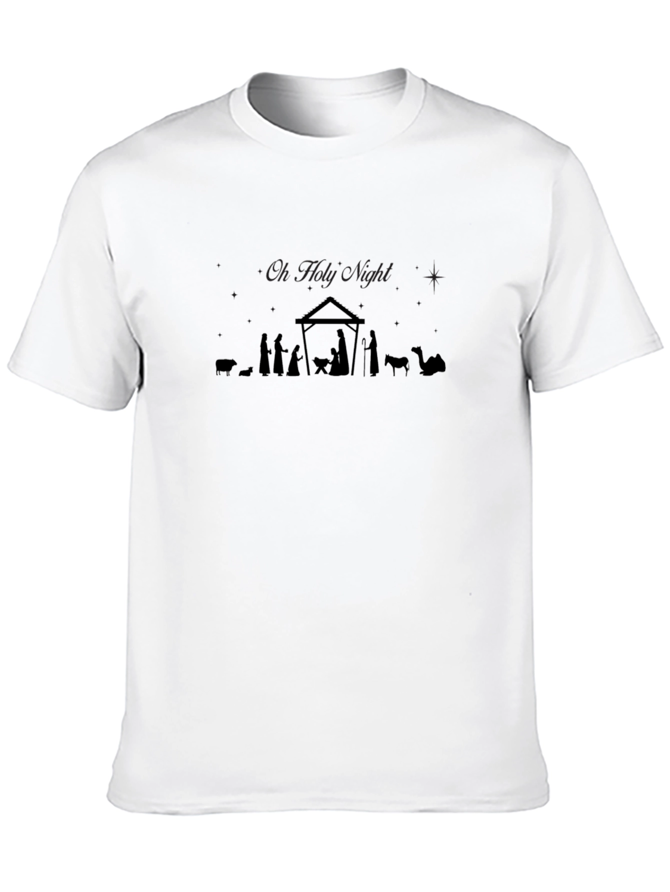 Oh Holy Night Nativity Scene T-Shirt
