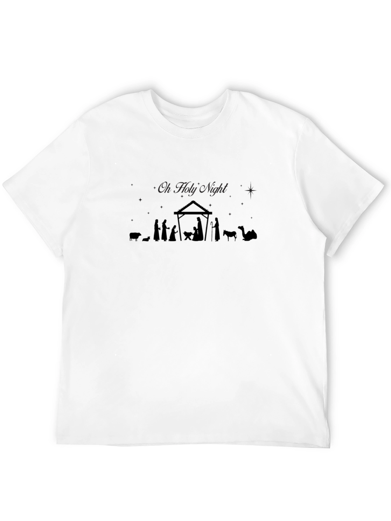 Oh Holy Night Nativity Scene T-Shirt