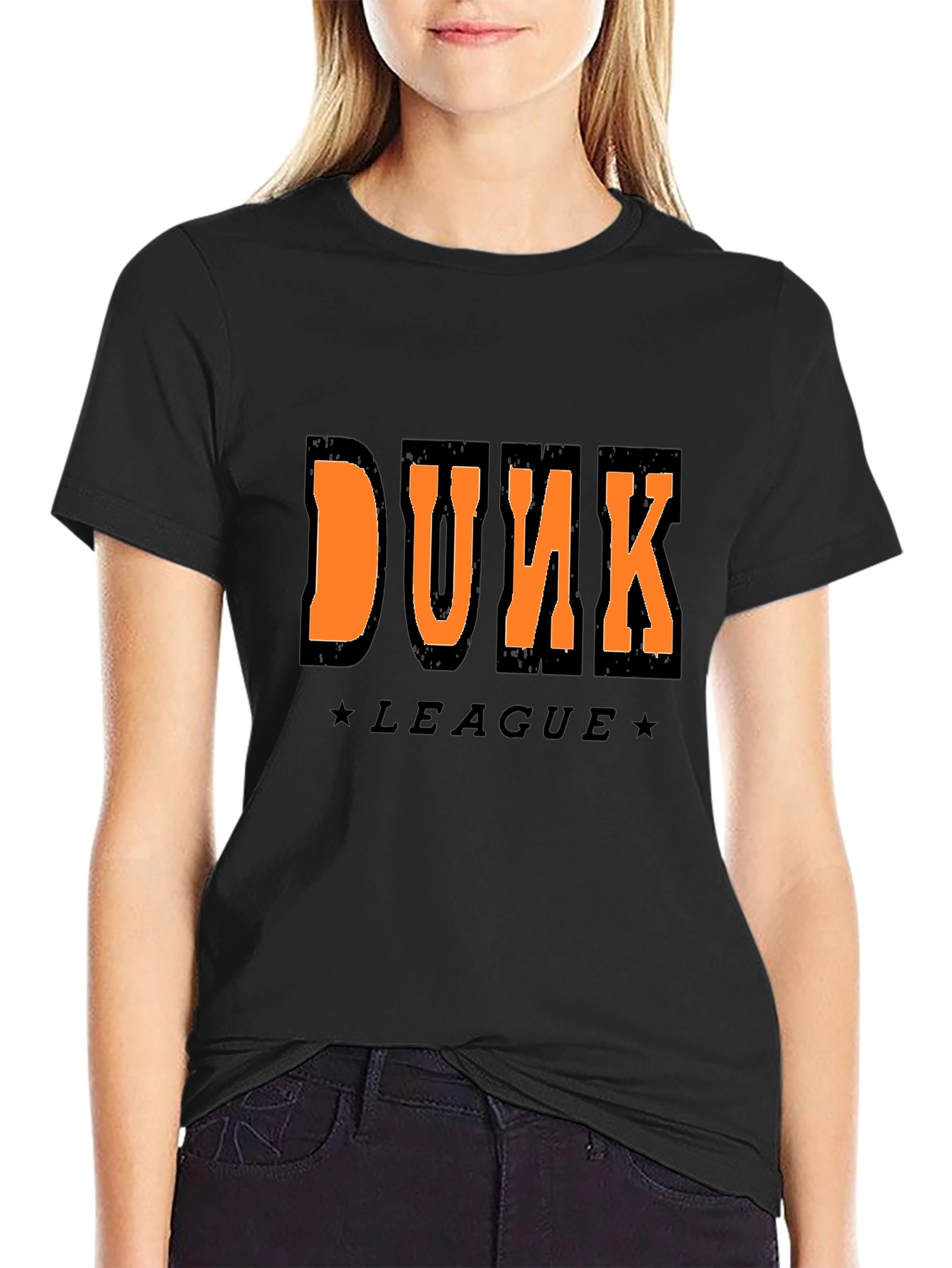Dunk League Black Graphic Tee