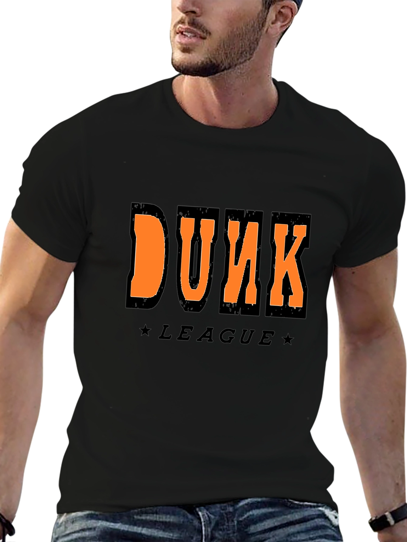 Dunk League Black Graphic Tee