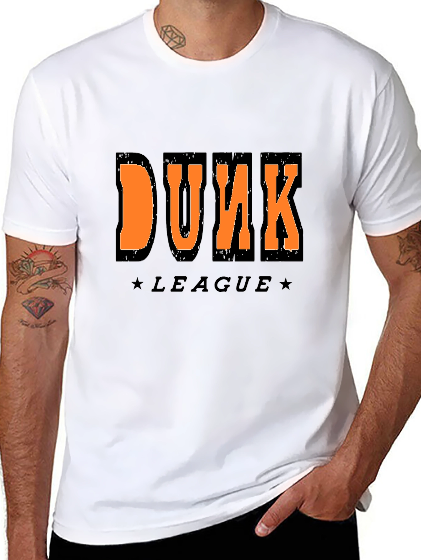 Dunk League Black Graphic Tee