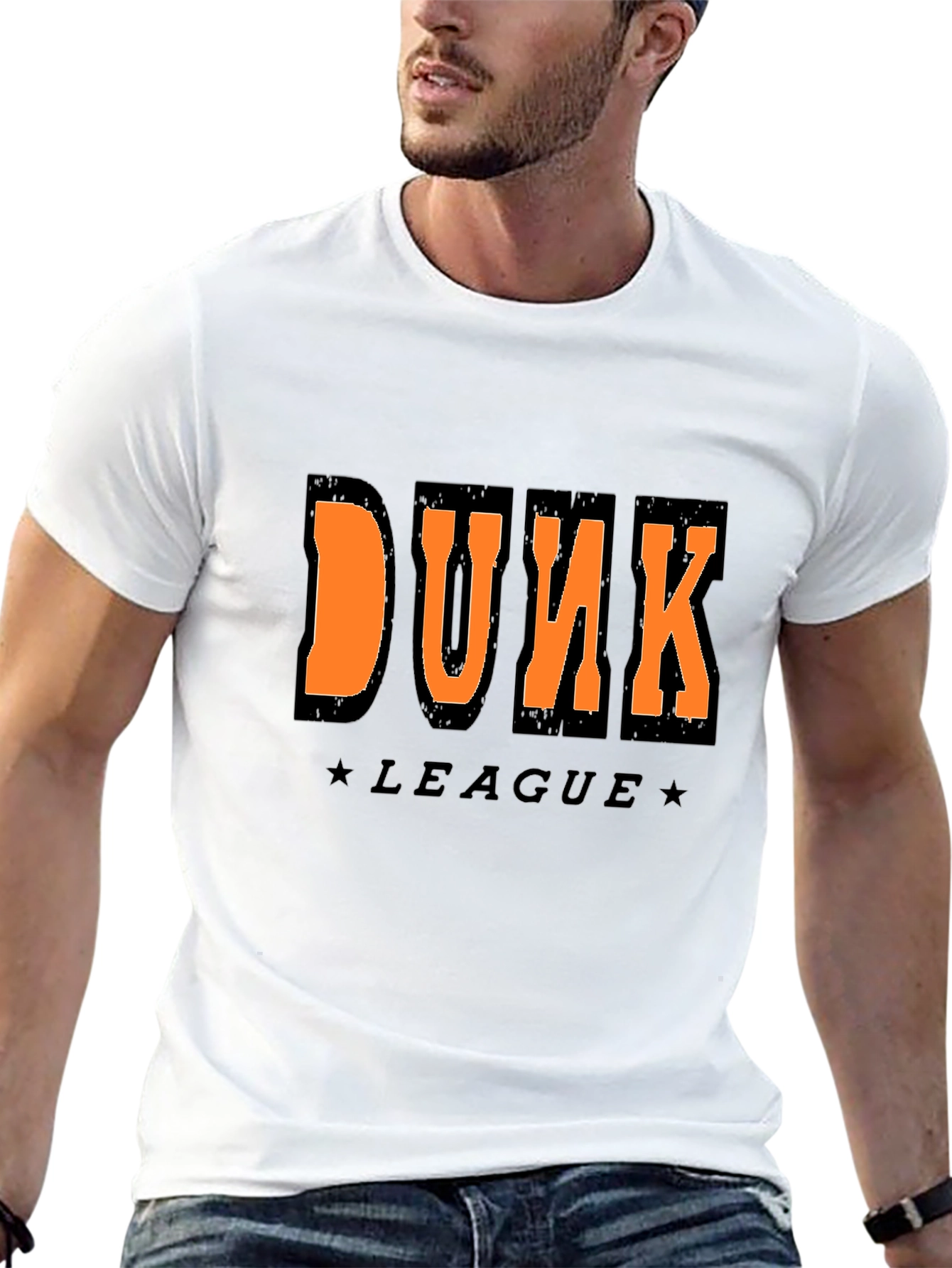 Dunk League Black Graphic Tee