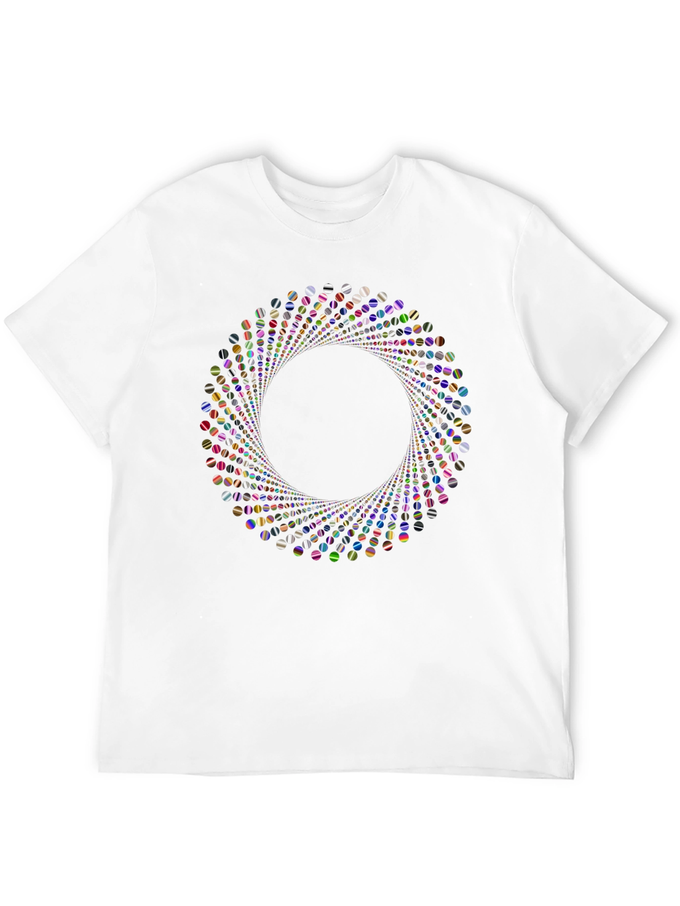 Abstract Vortex Graphic T-Shirt - Modern Design