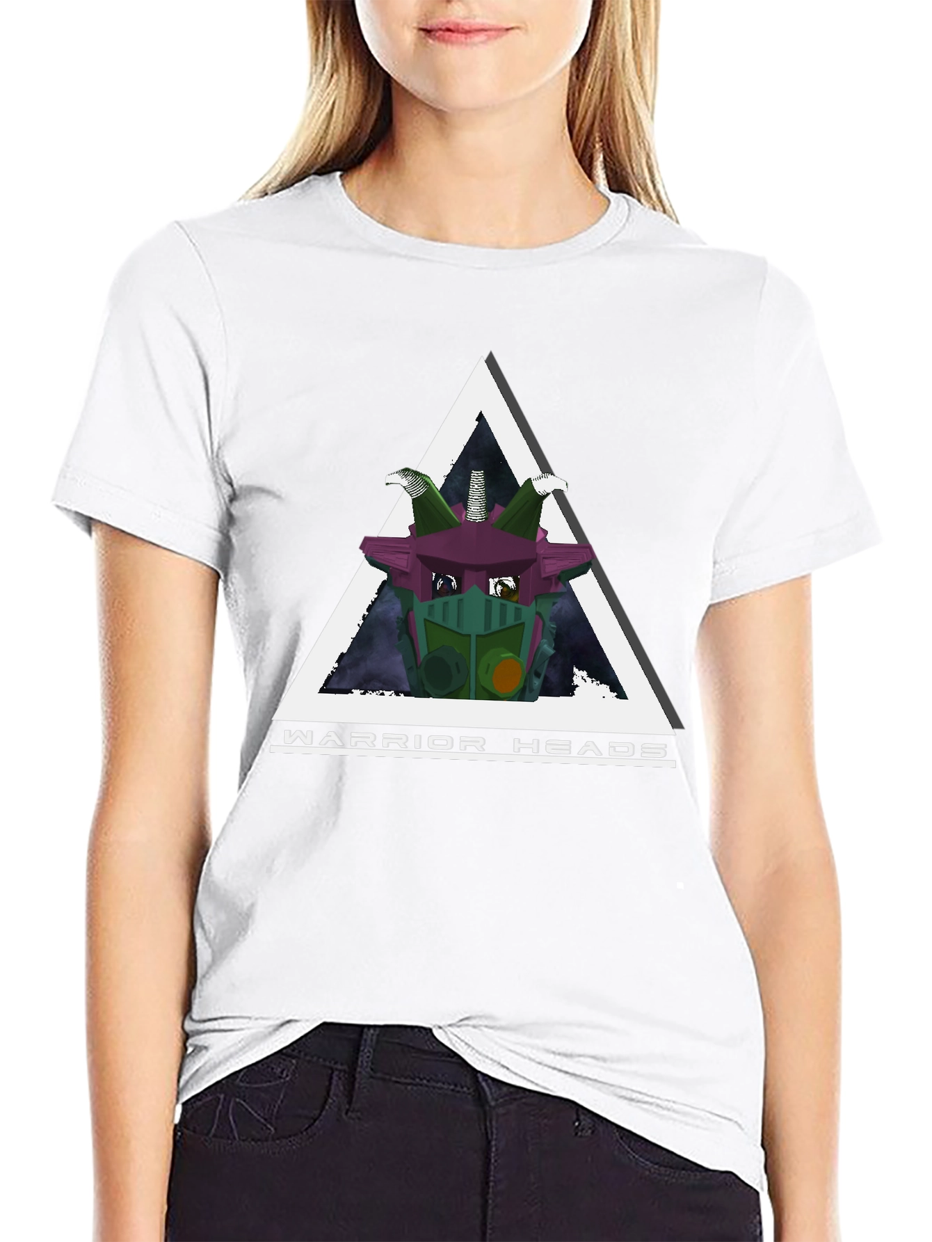 Warrior Heads Graphic T-Shirt - Stylish Design