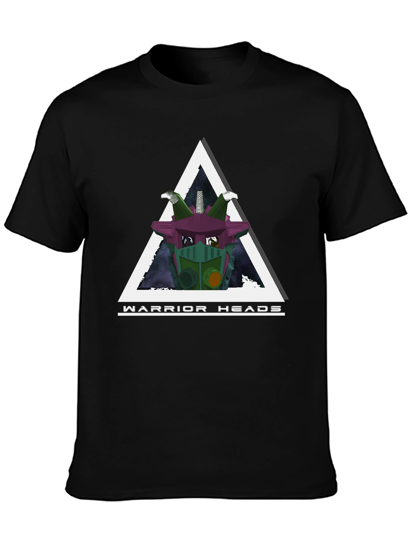 Warrior Heads Graphic T-Shirt - Stylish Design
