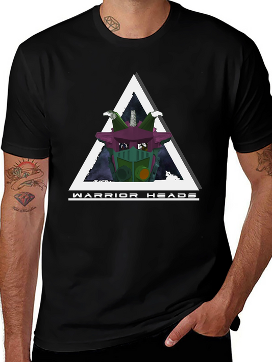 Warrior Heads Graphic T-Shirt - Stylish Design