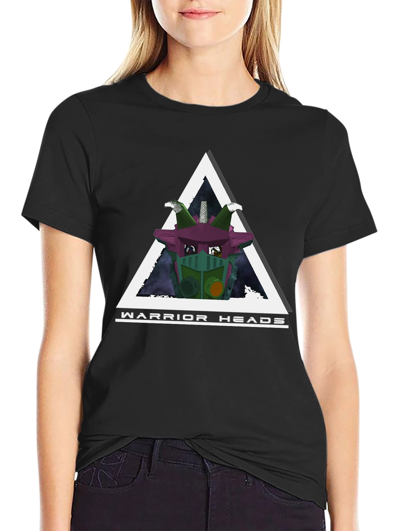 Warrior Heads Graphic T-Shirt - Stylish Design