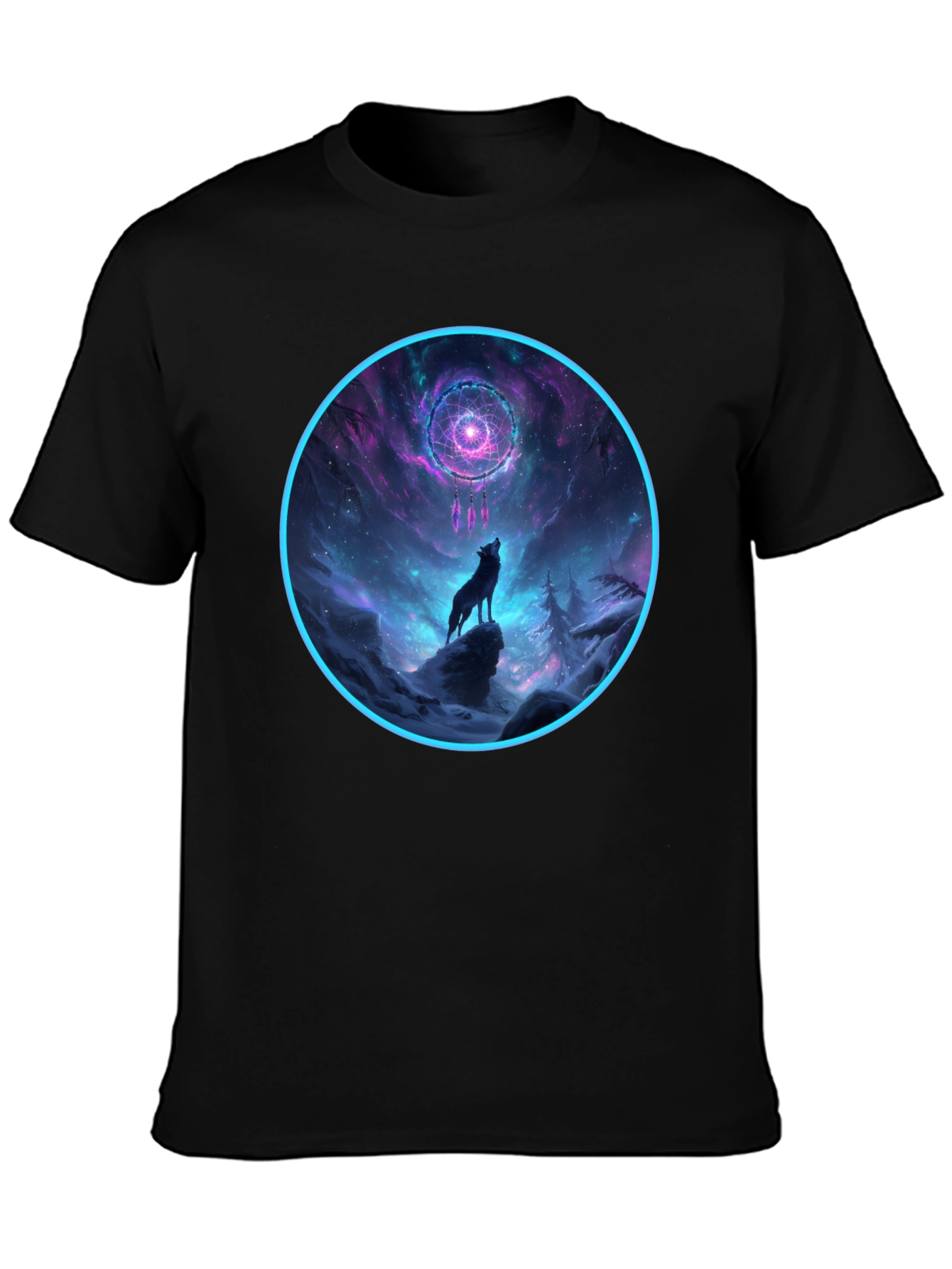 Wolf Dreamcatcher Graphic Tee