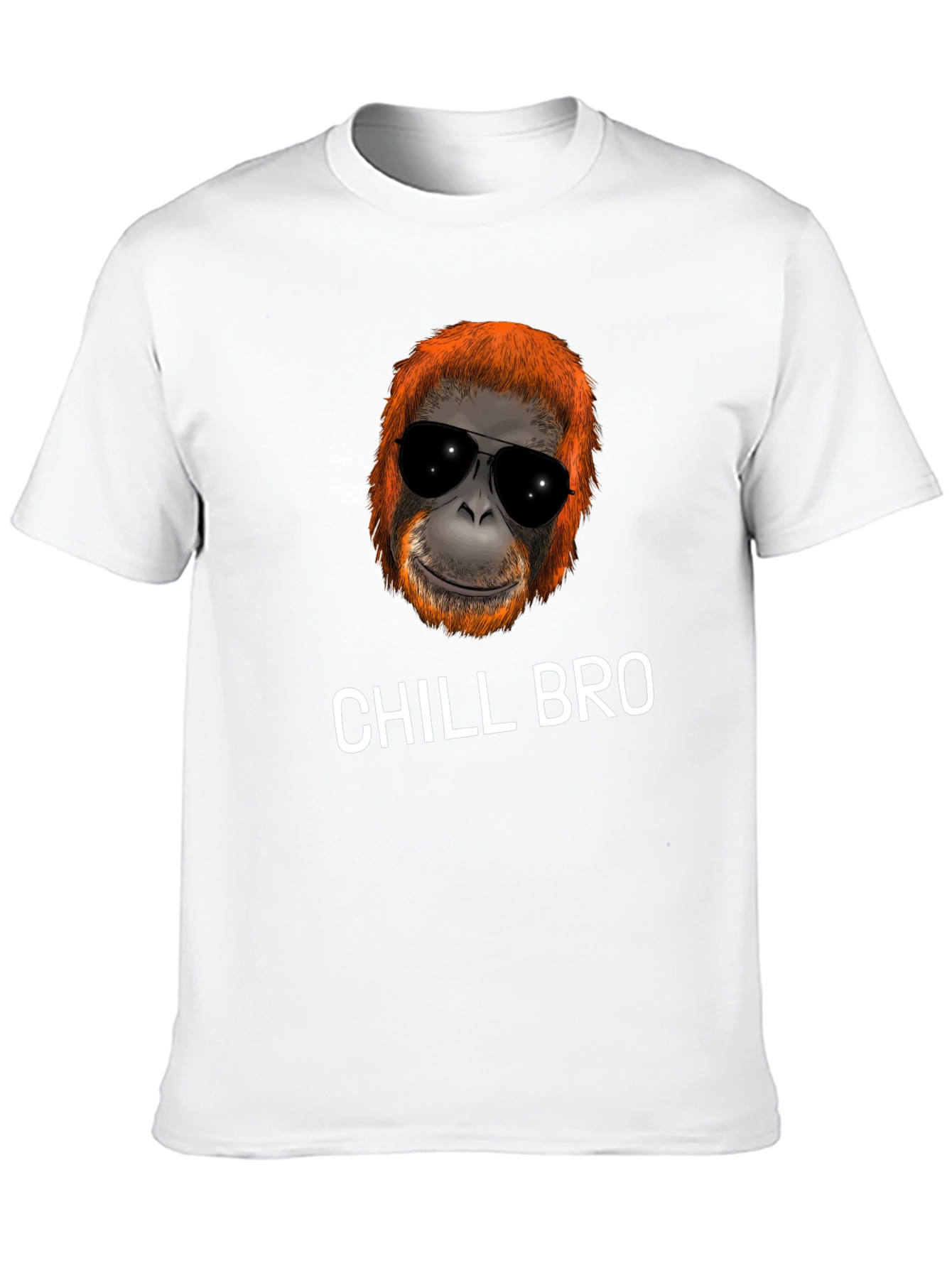 Chill Bro Monkey Graphic Tee - Cool Casual Style