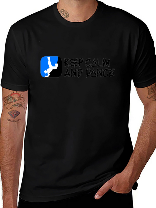 Keep Calm and Dance Black T-Shirt